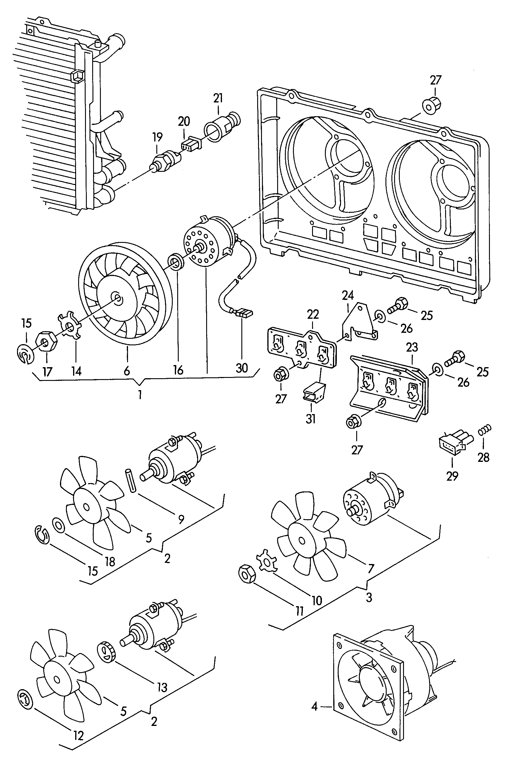 VAG 191959481A - Термовыключатель, вентилятор радиатора / кондиционера unicars.by