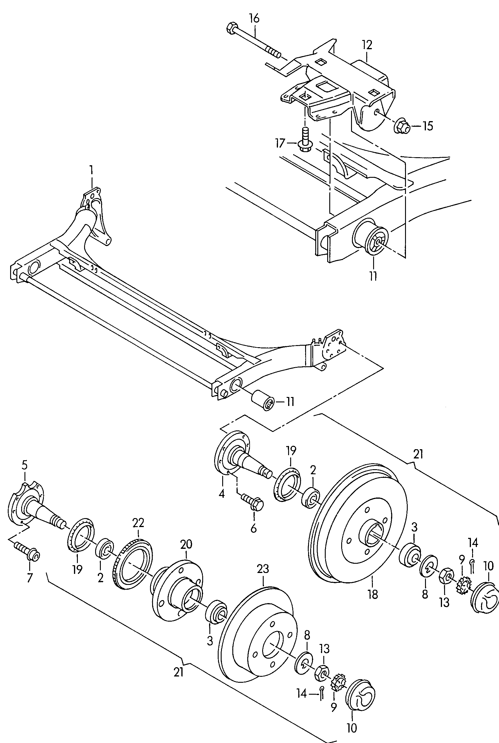 VW/SEAT 4A0598625A - Комплект подшипника ступицы колеса unicars.by