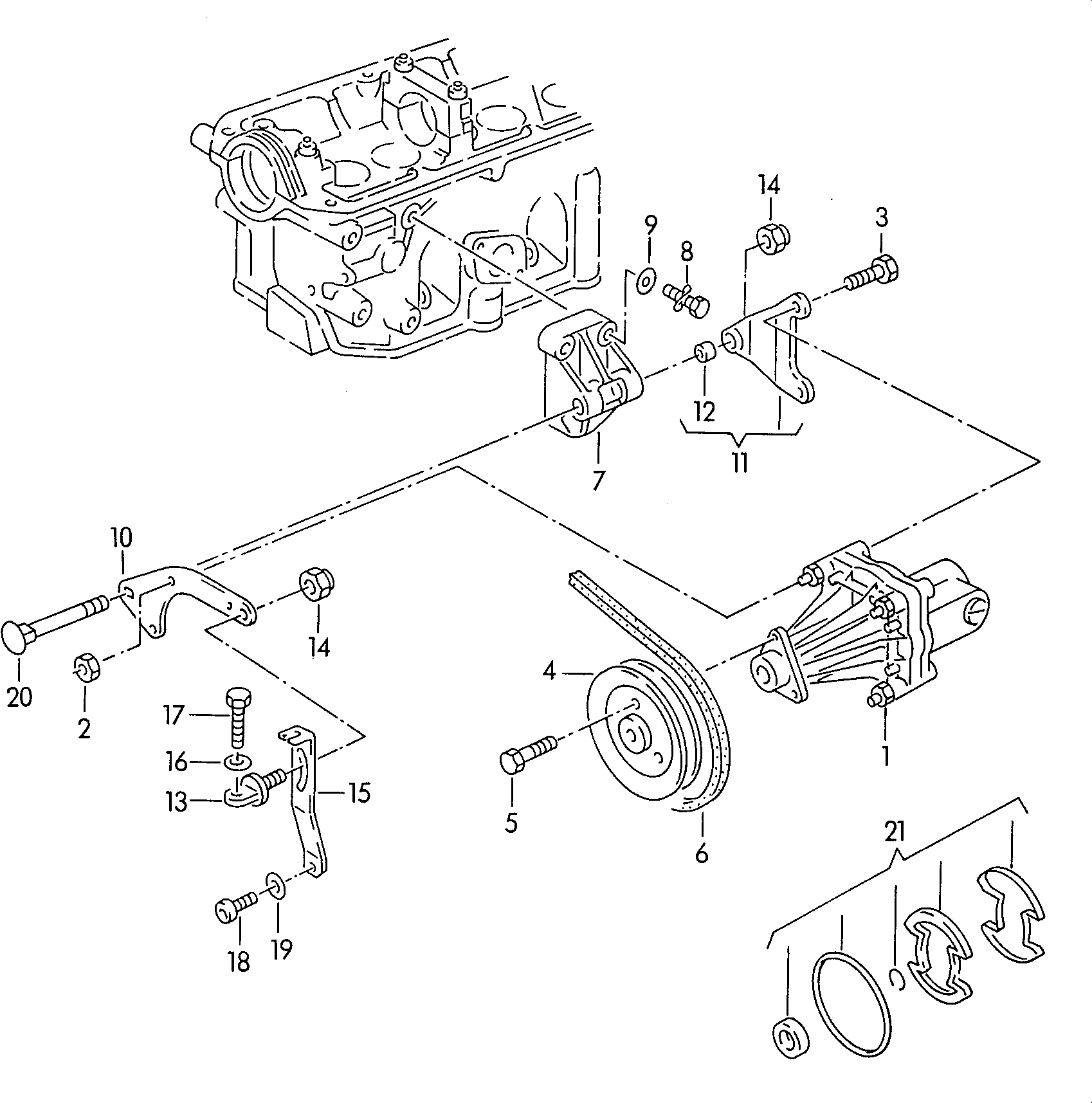 VW 035 145 271 F - Клиновой ремень, поперечные рёбра unicars.by