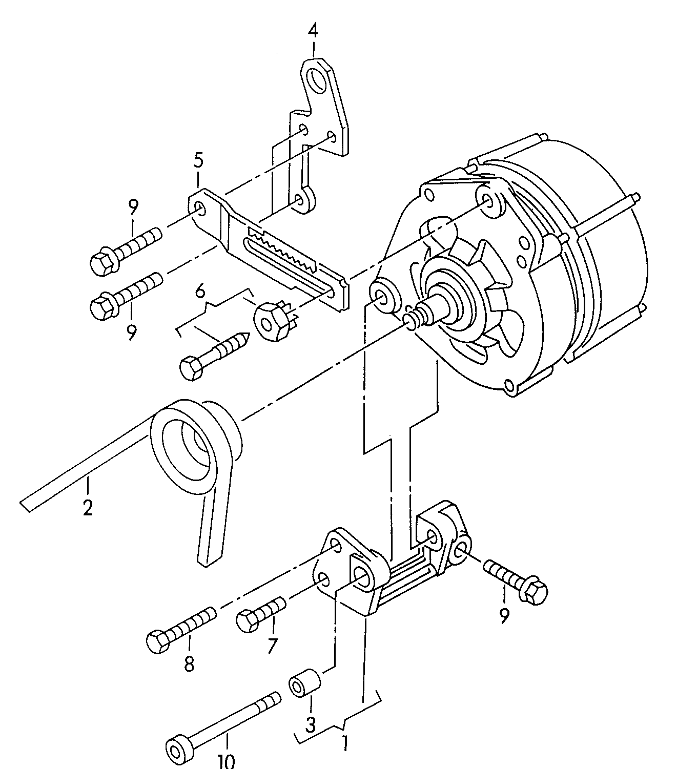 Skoda 050 903 137 - Клиновой ремень, поперечные рёбра unicars.by