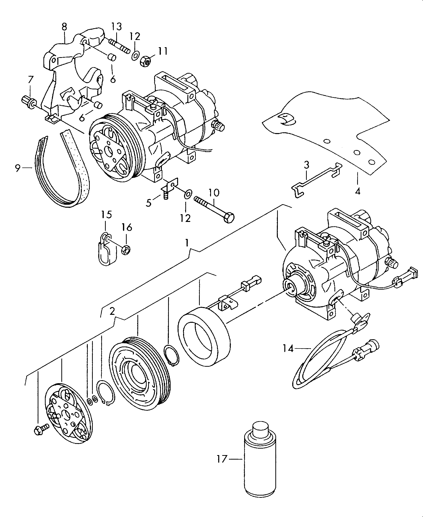 Seat 078 903 137 P - Поликлиновой ремень unicars.by