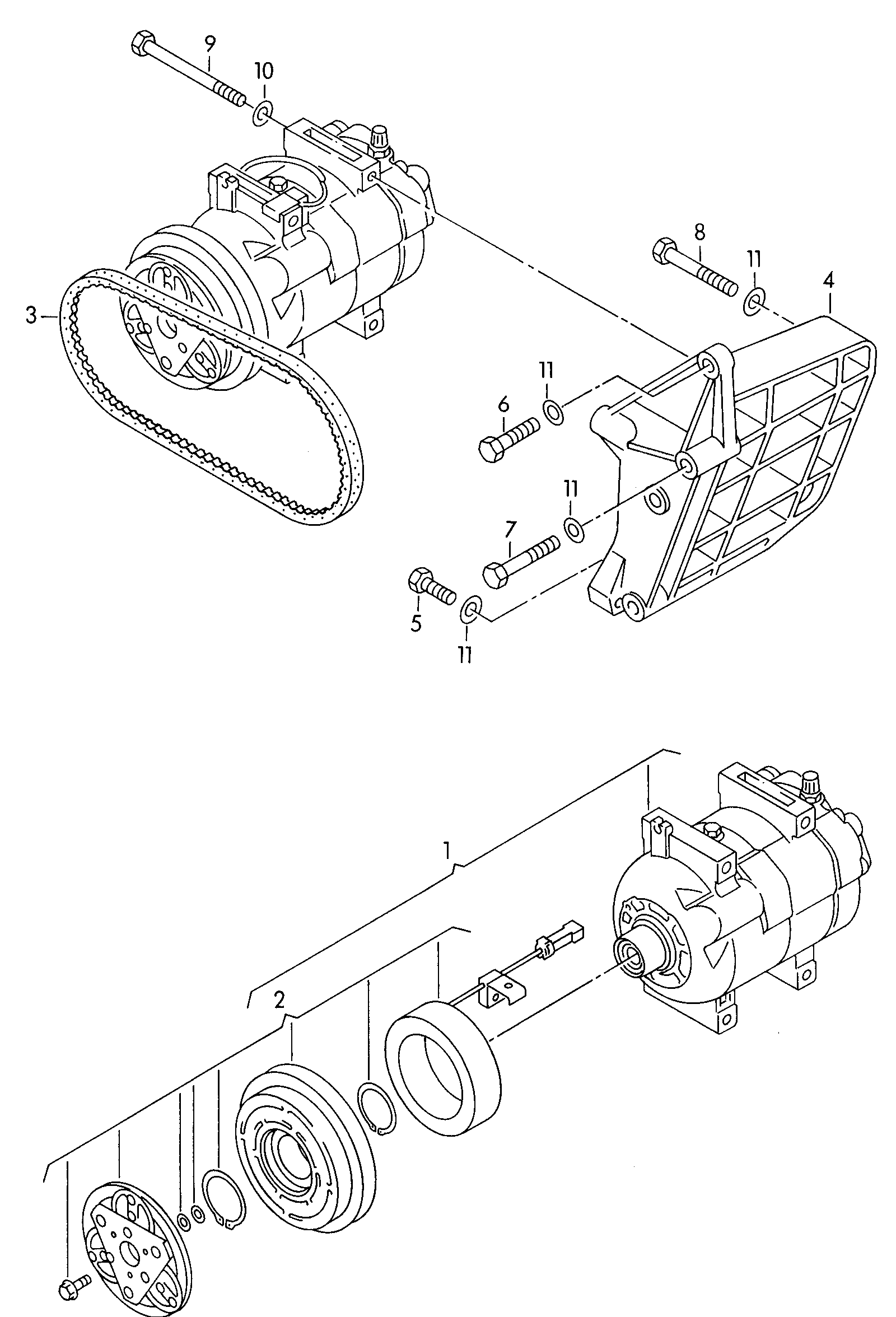 VAG 050260849 - Клиновой ремень, поперечные рёбра unicars.by