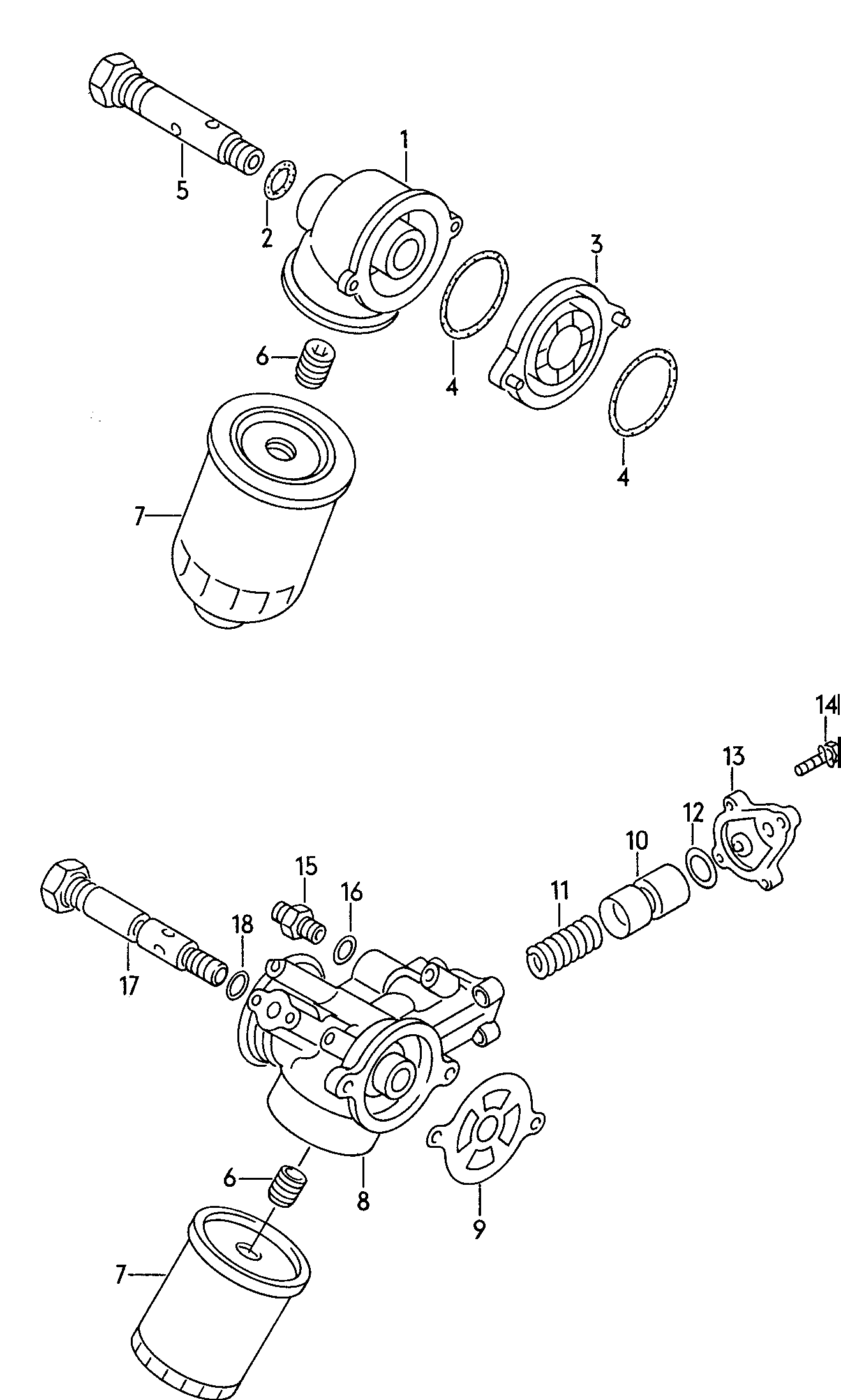 AUDI 035 115 561 - Масляный фильтр unicars.by