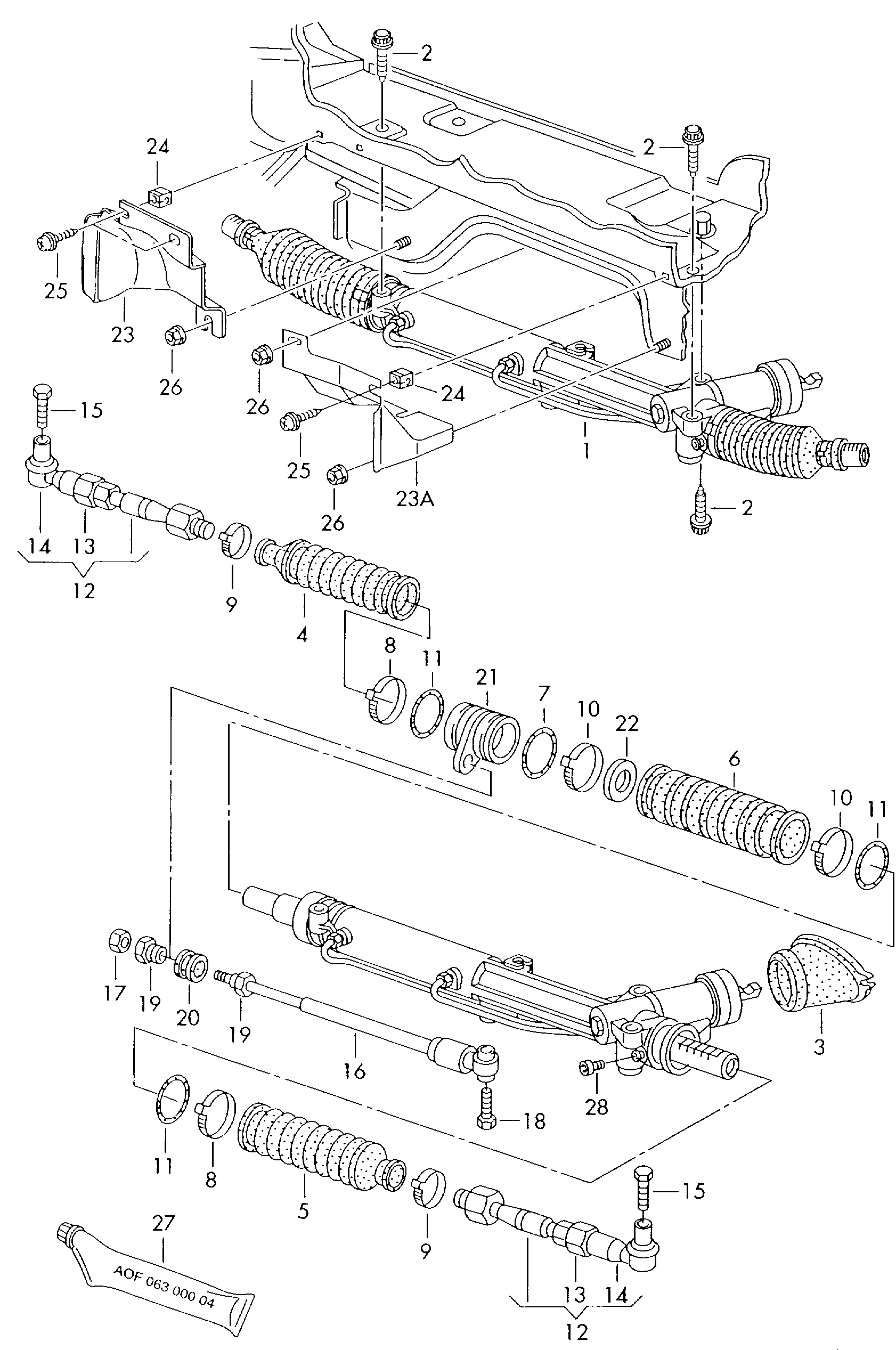 VAG 4F0498811 - Наконечник рулевой тяги, шарнир unicars.by