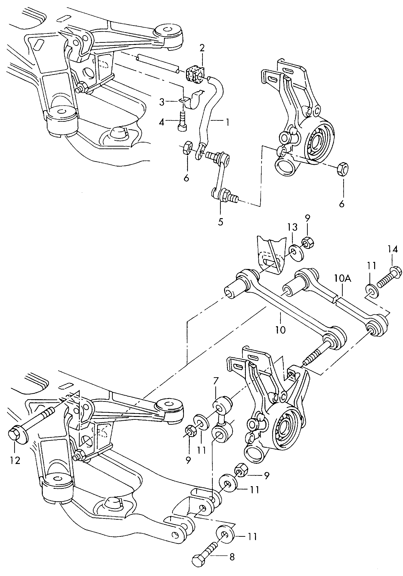 Seat 4D0 505 465 D - Тяга / стойка, стабилизатор unicars.by