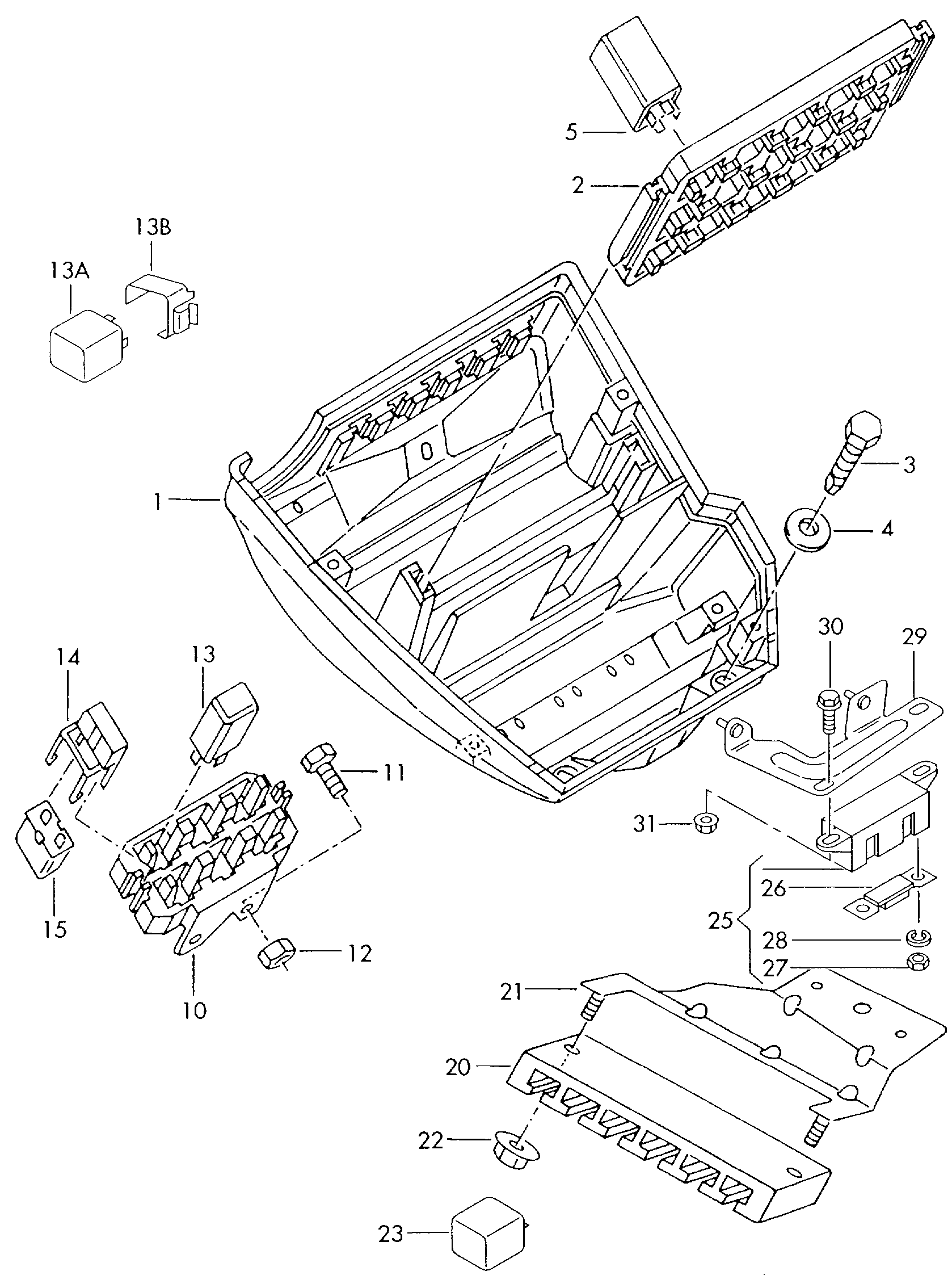 Seat 357906381B - Многофункциональное реле unicars.by