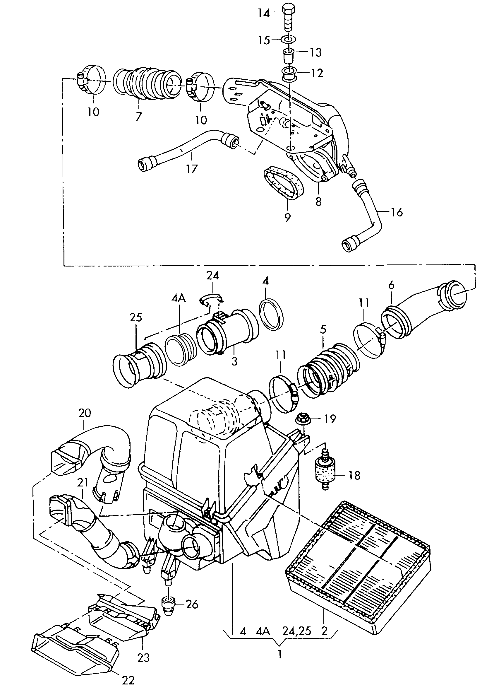 VAG 078133471A - Датчик потока, массы воздуха unicars.by