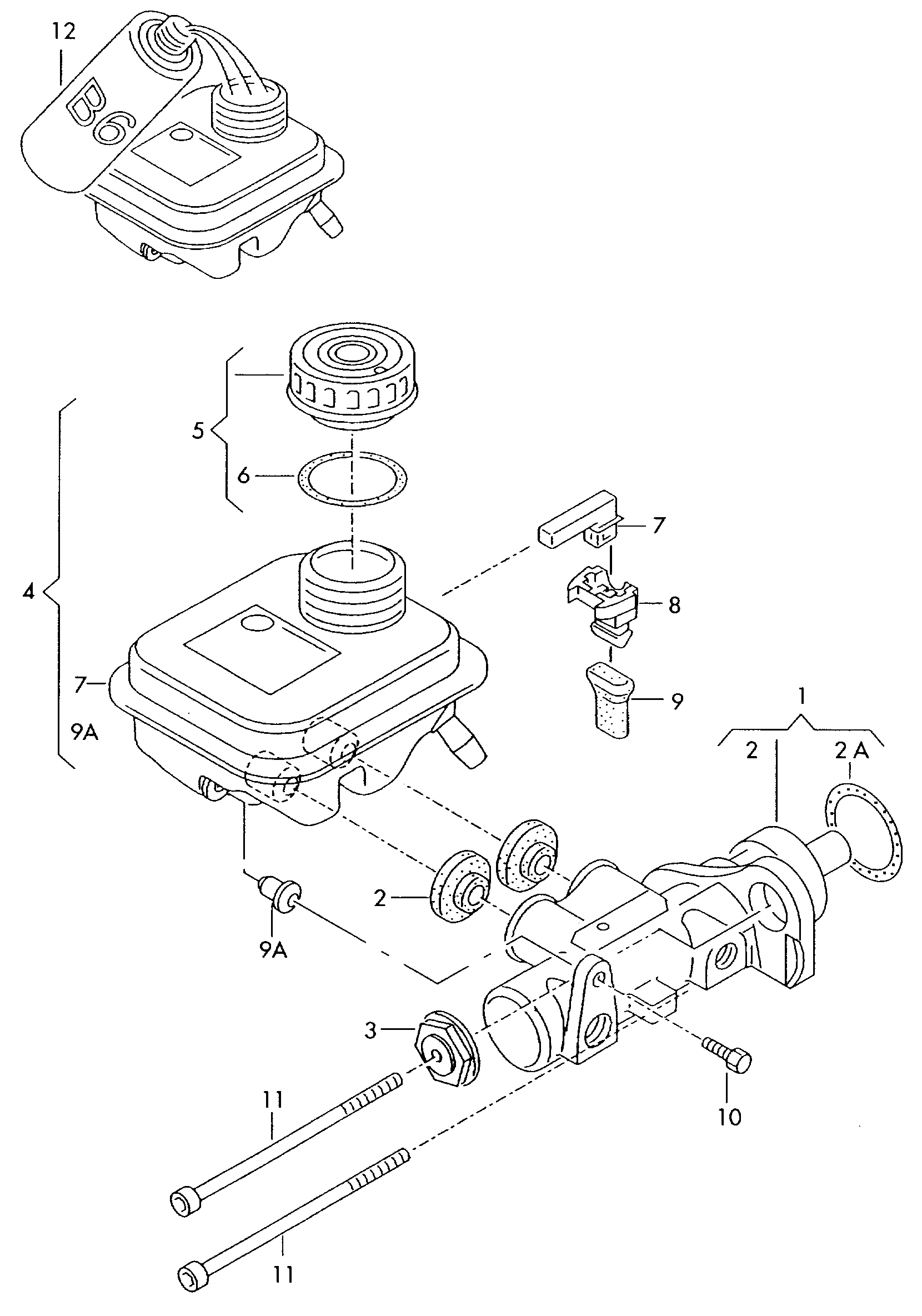 VAG B  000700A1 - Тормозная жидкость unicars.by