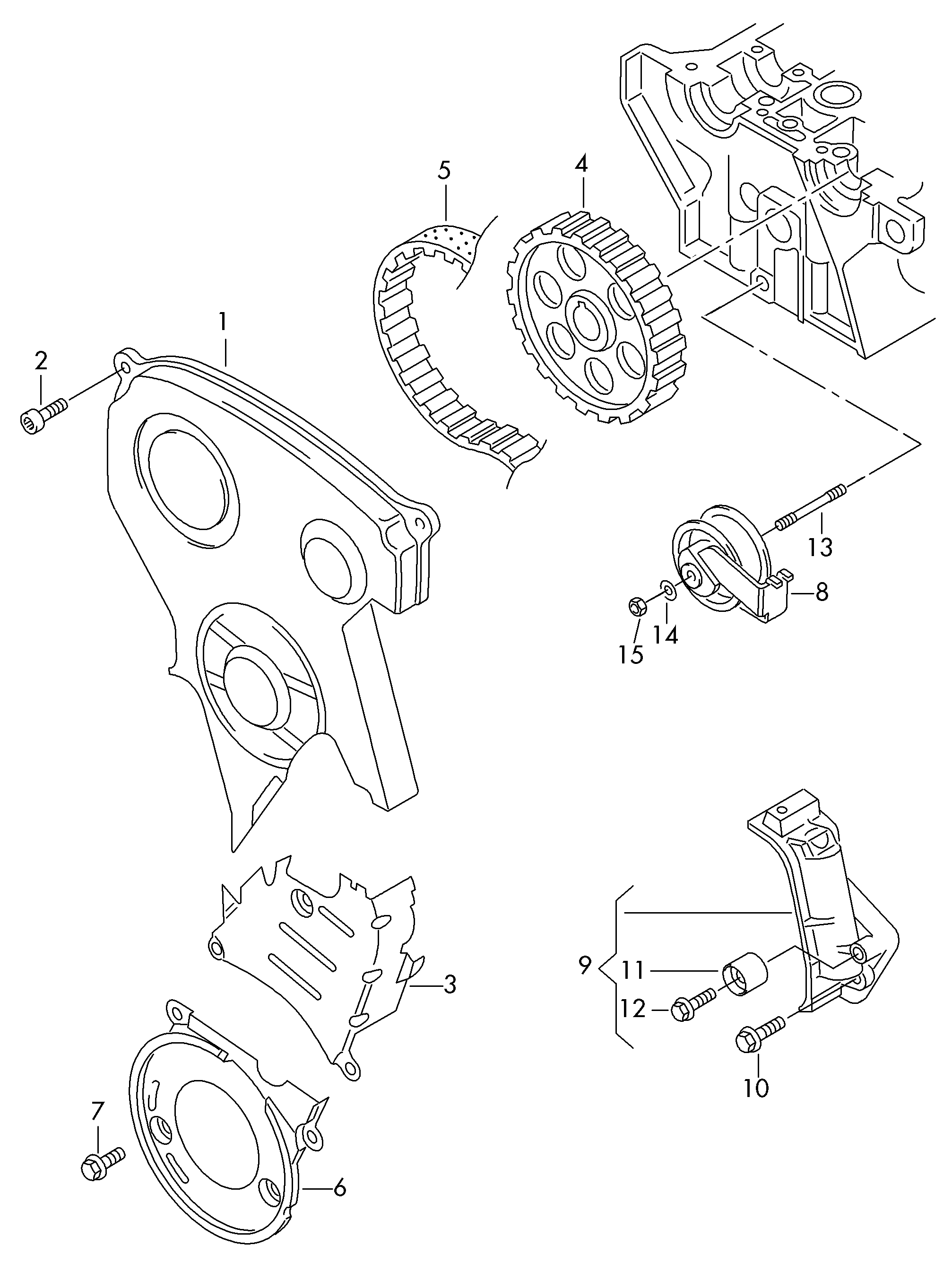 AUDI 06A 109 243 A - Пружина растяжения, натяжной ролик (зубчатый ремень) unicars.by