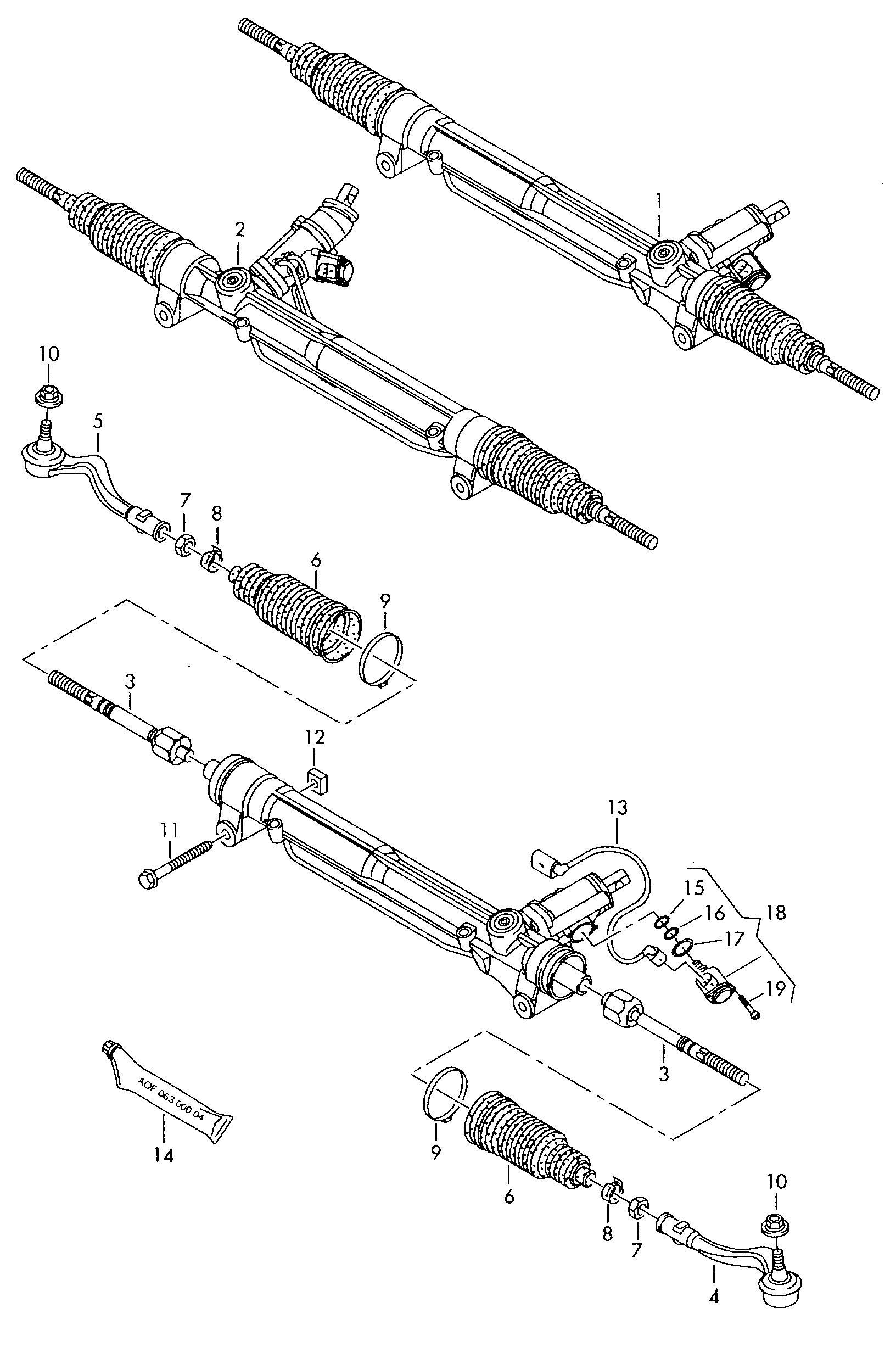 Skoda 8K0 422 818B - Наконечник рулевой тяги, шарнир unicars.by