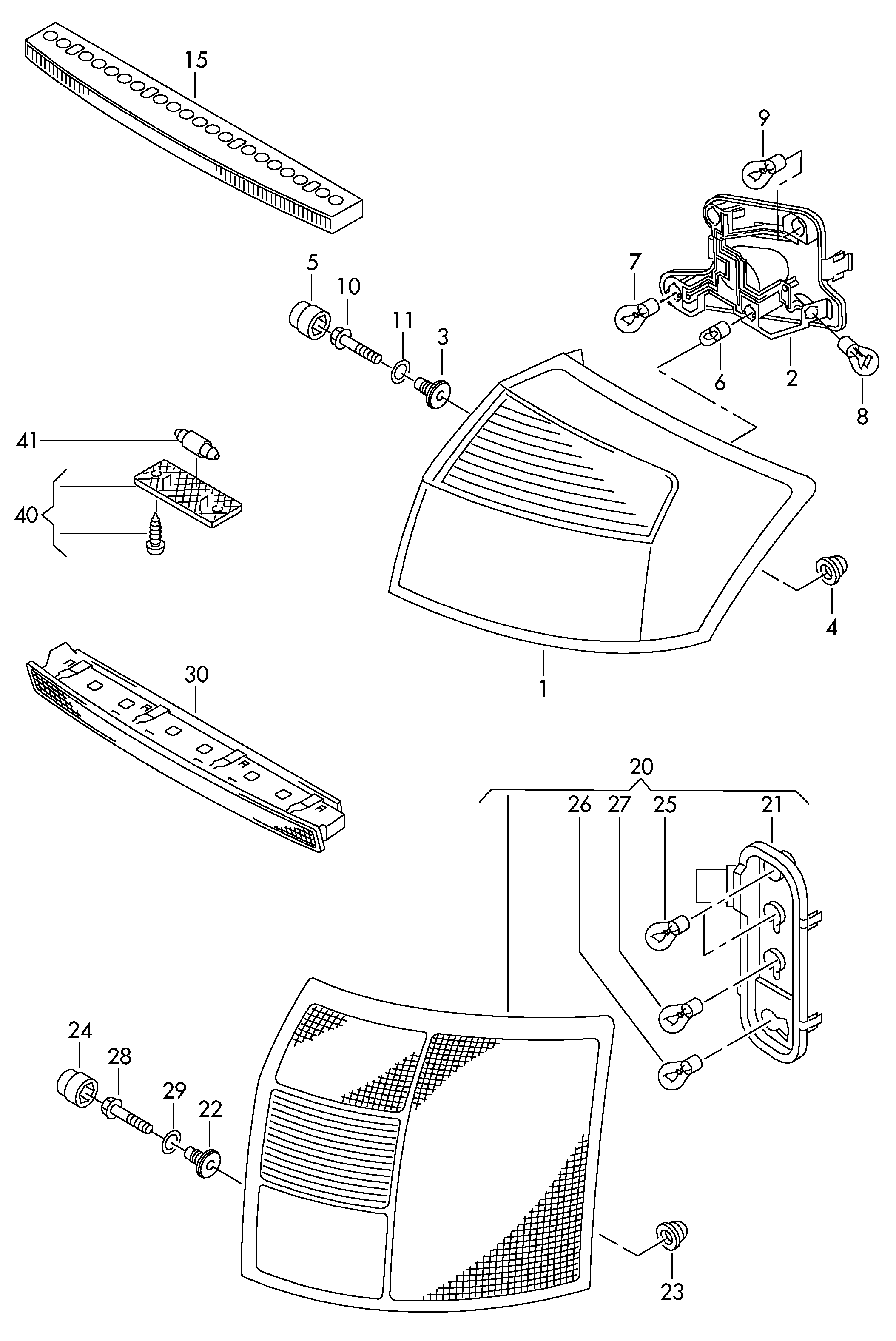 VW N 017 725 2 - Лампа накаливания, габаритные фонари unicars.by