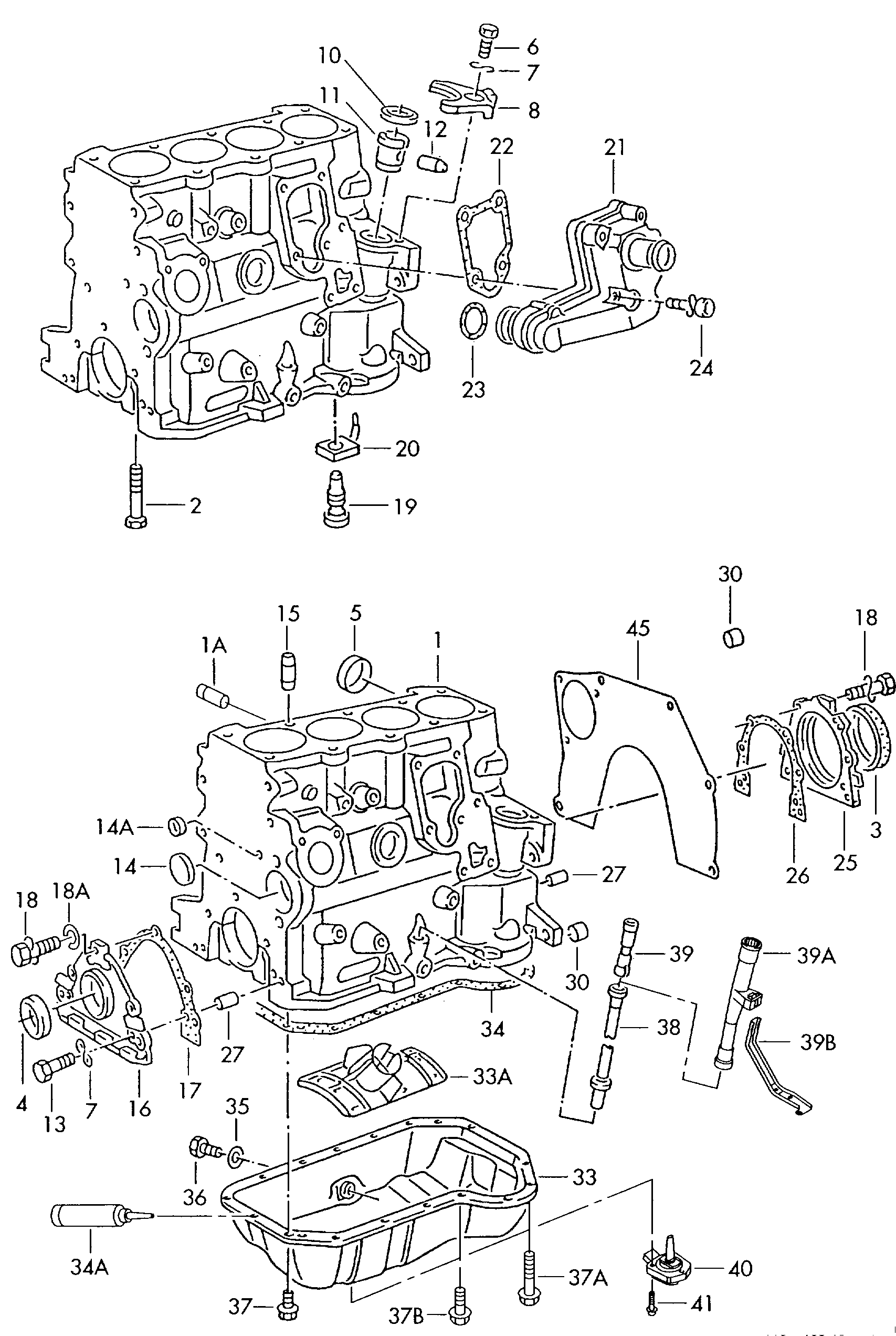 VAG D  176404A2 - Прокладка, масляная ванна unicars.by