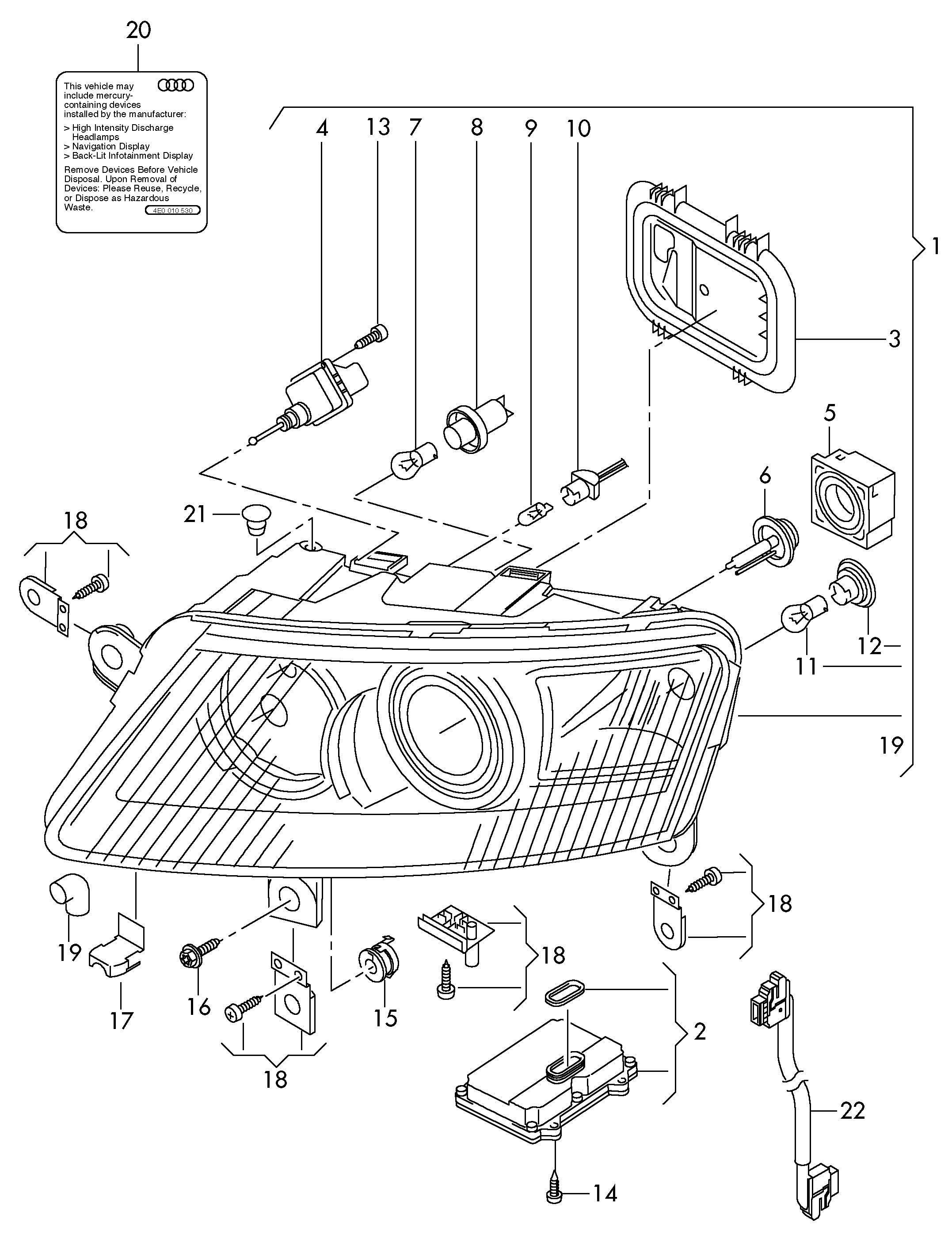 VW 8K0941597C - Лампа накаливания, основная фара unicars.by