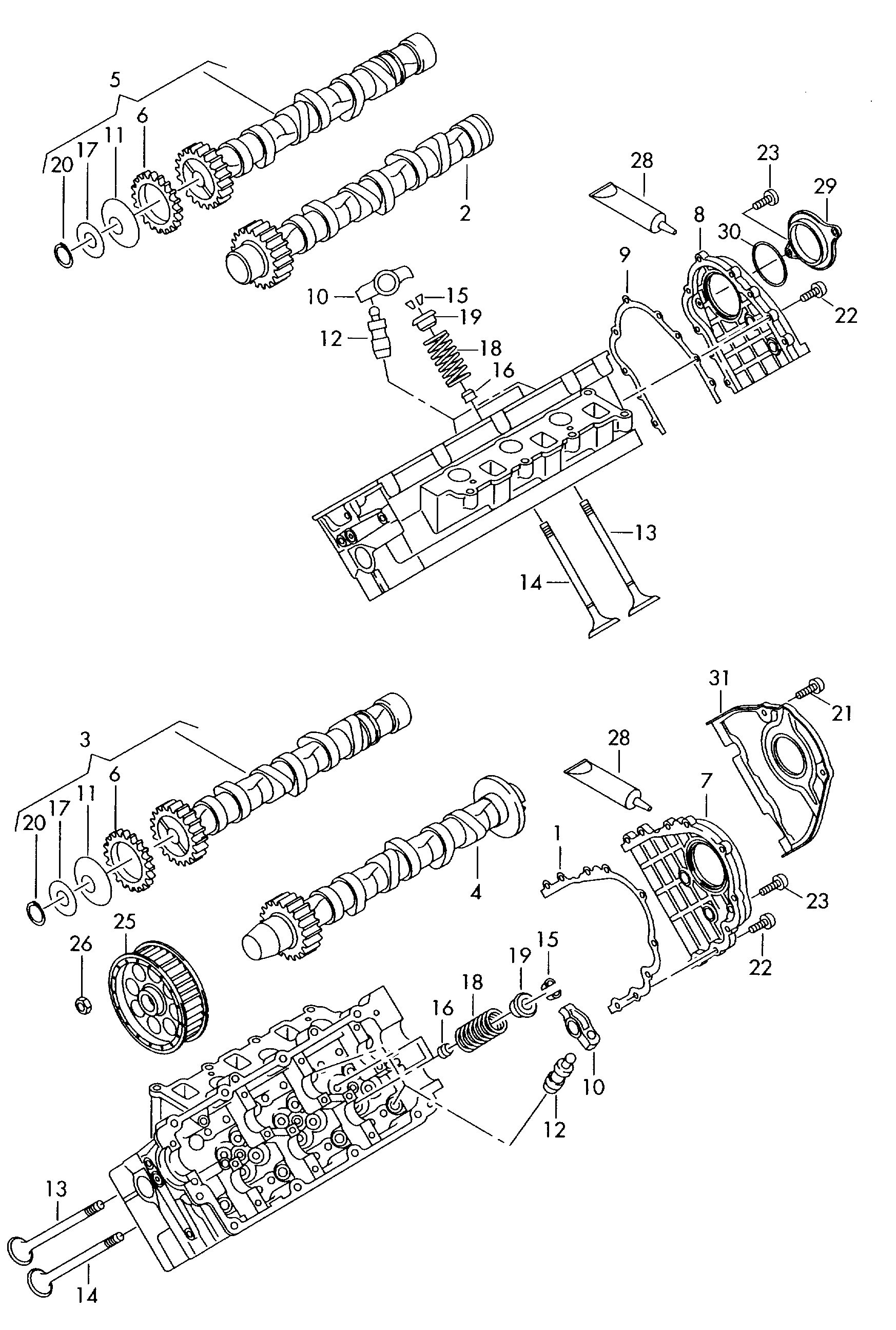 VAG N  91077901 - Прокладка, впускной коллектор unicars.by