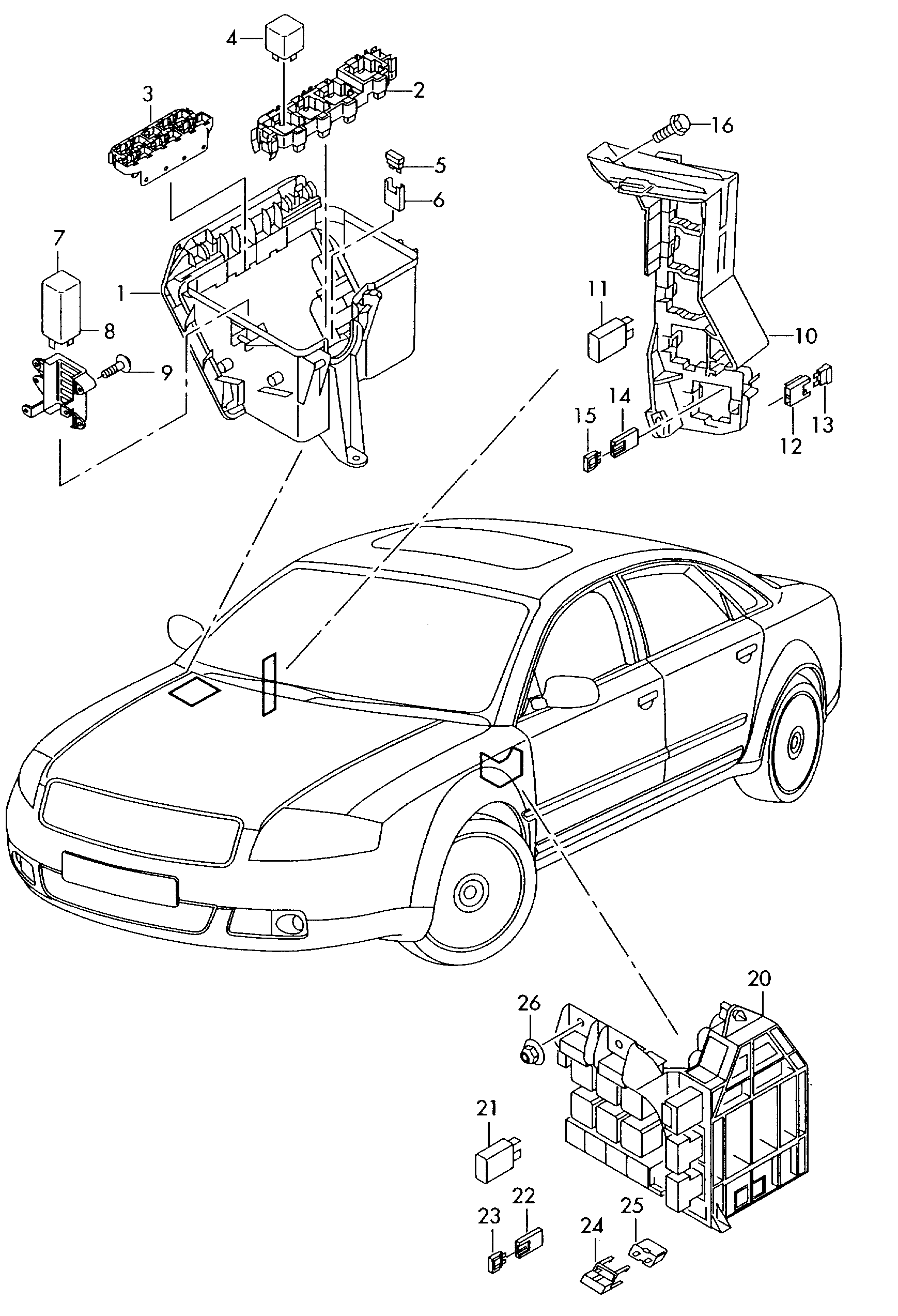 VW 431 951 253 G - Многофункциональное реле unicars.by