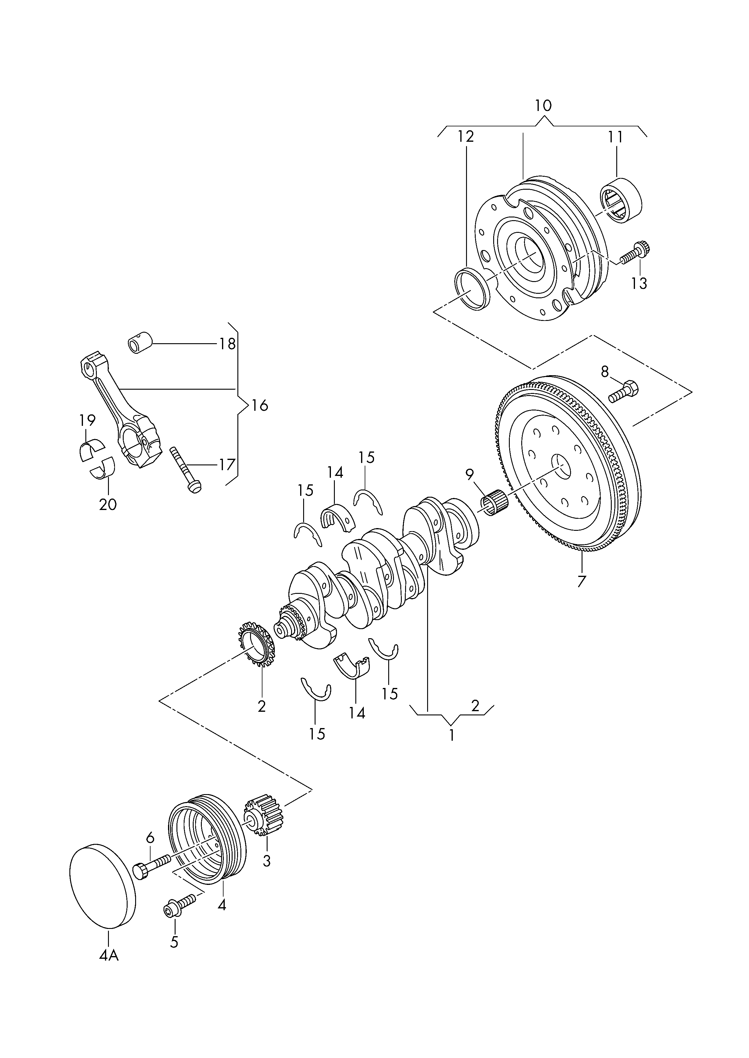 VAG 0B1 105 266 AH - Маховик unicars.by