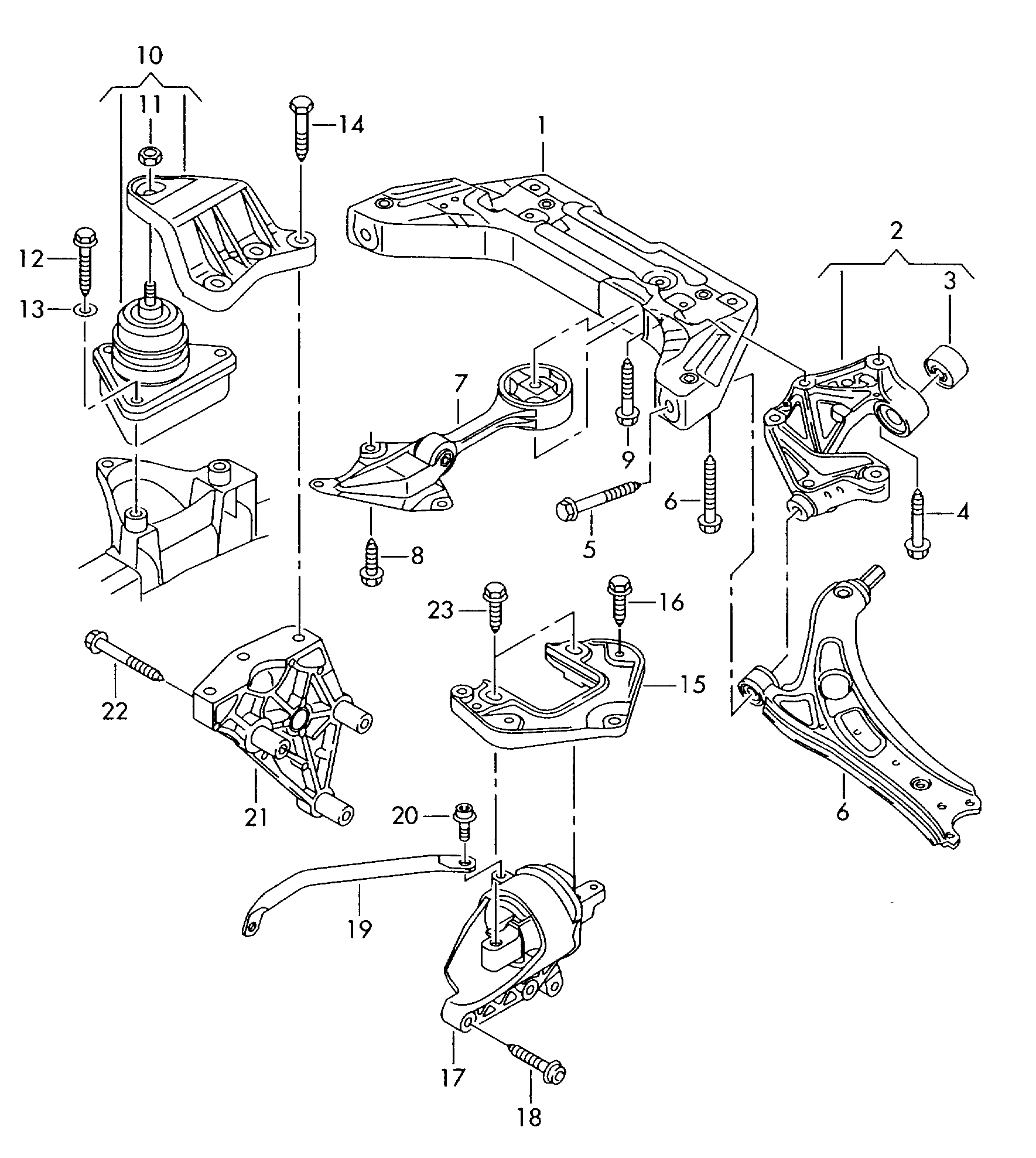 VW 8Z0.407.183A - Сайлентблок, рычаг подвески колеса unicars.by