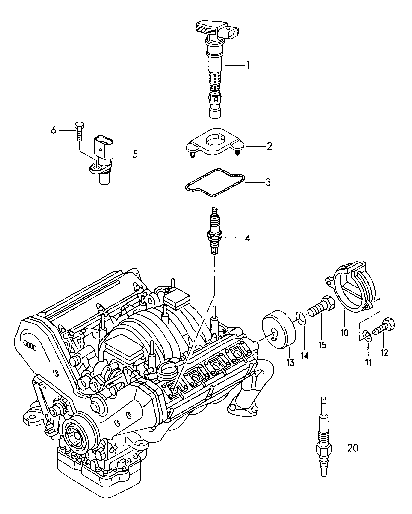 Skoda 101 905 615 A - Свеча зажигания unicars.by