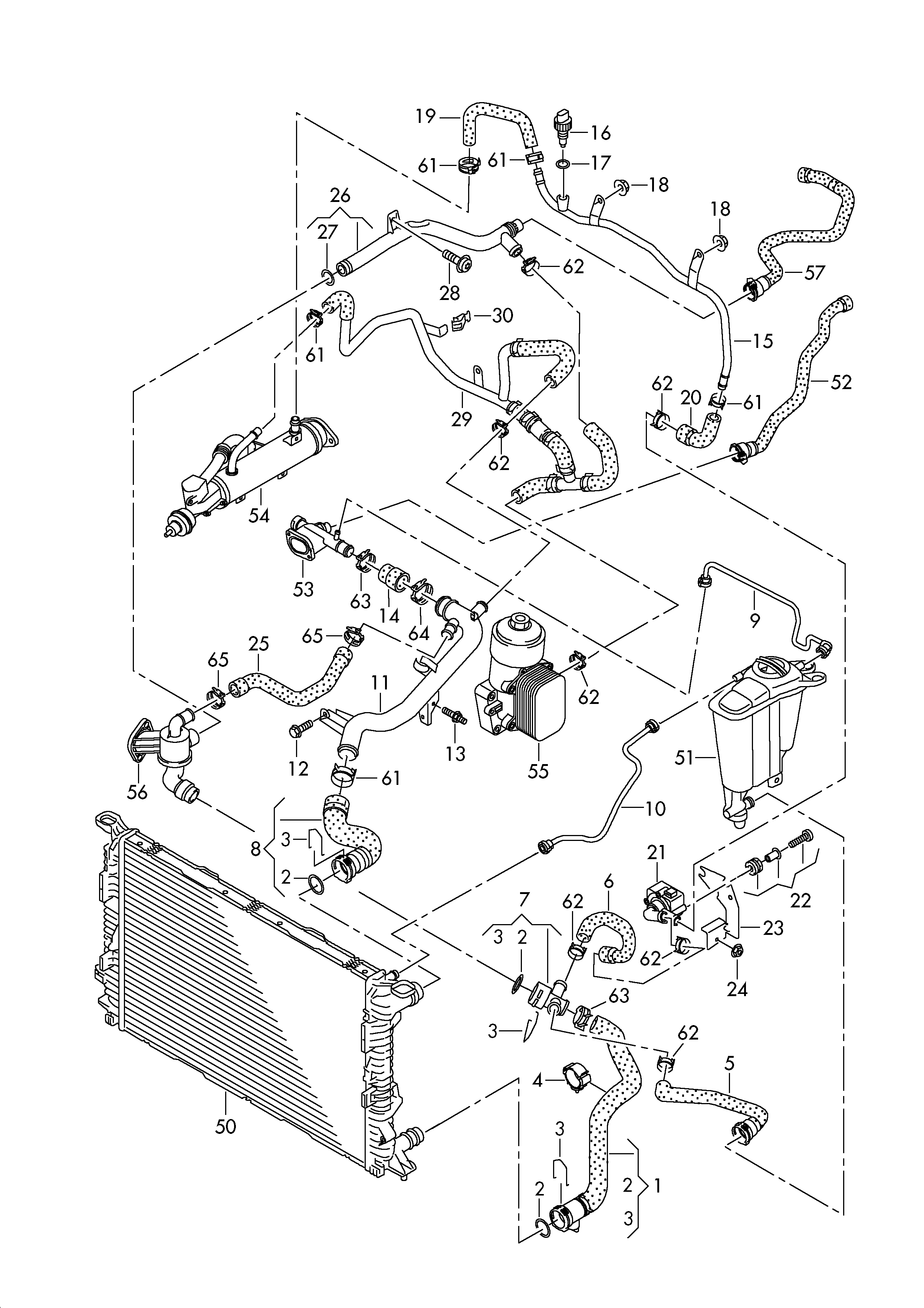 VAG 5N0 965 561 A - Кронштейн, дополнительный водяной насос unicars.by