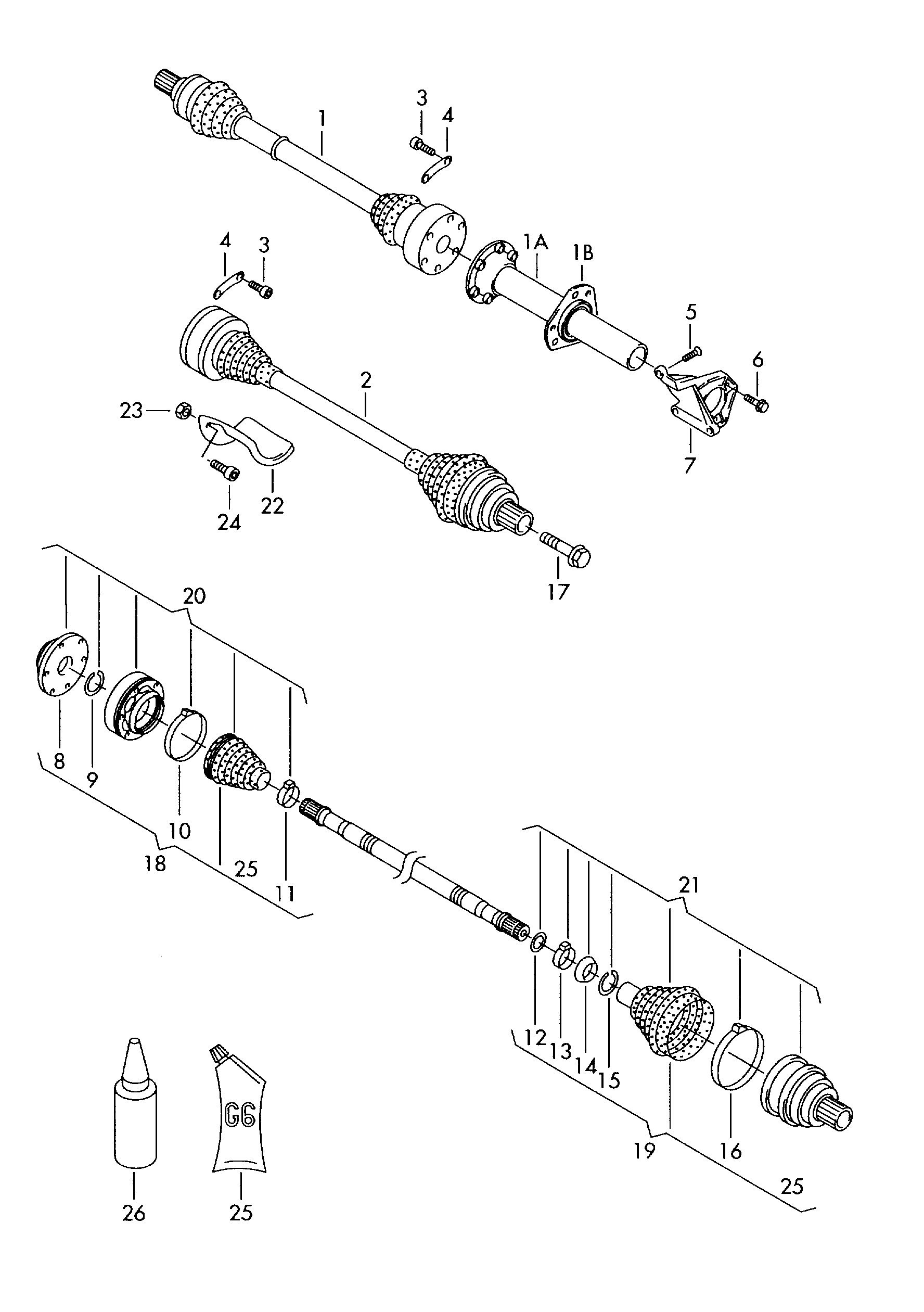 OM 1K0498099B - Шарнир, ШРУС, приводной вал unicars.by