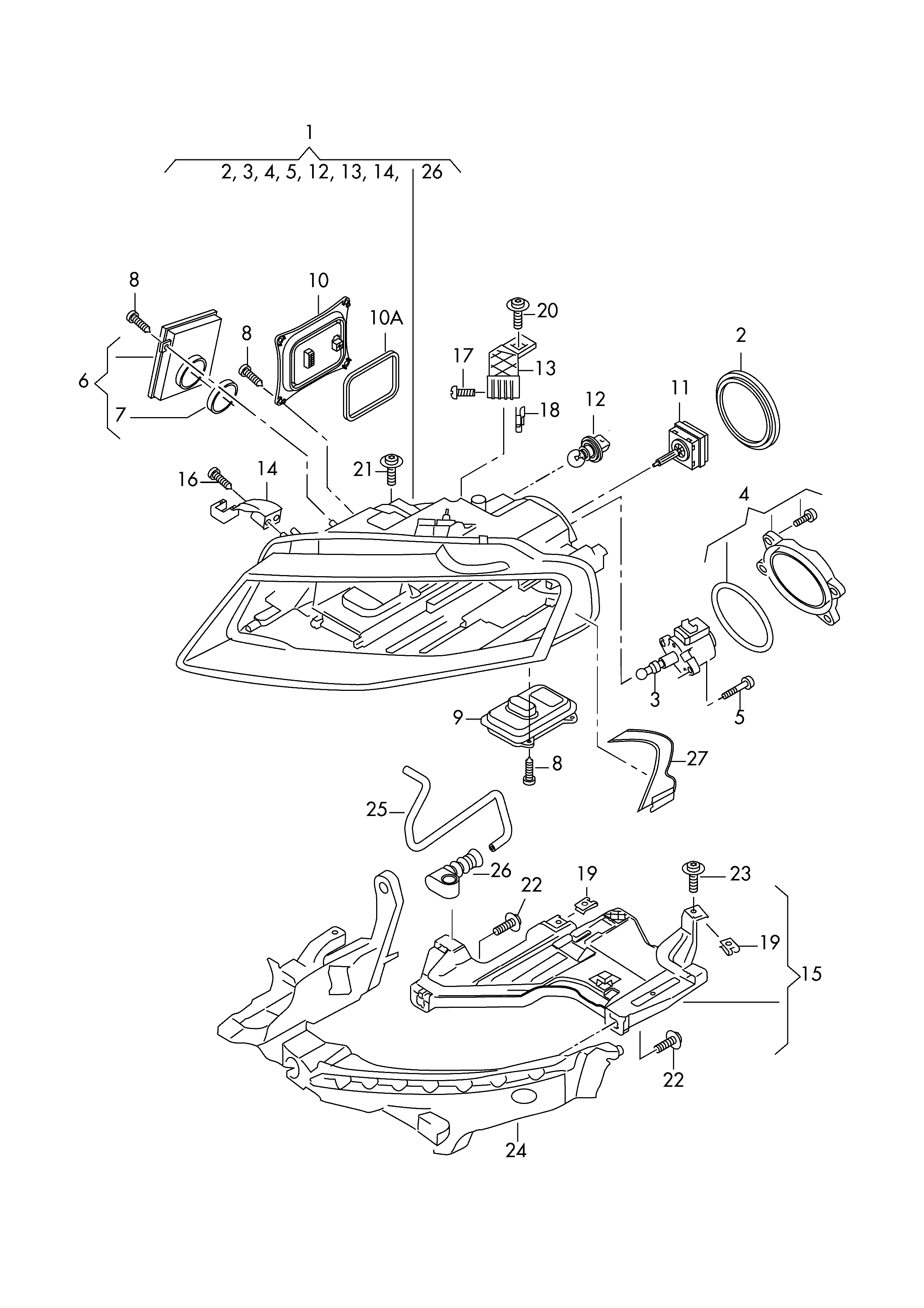 Seat 8K0907472A - Устройство управления, освещение unicars.by