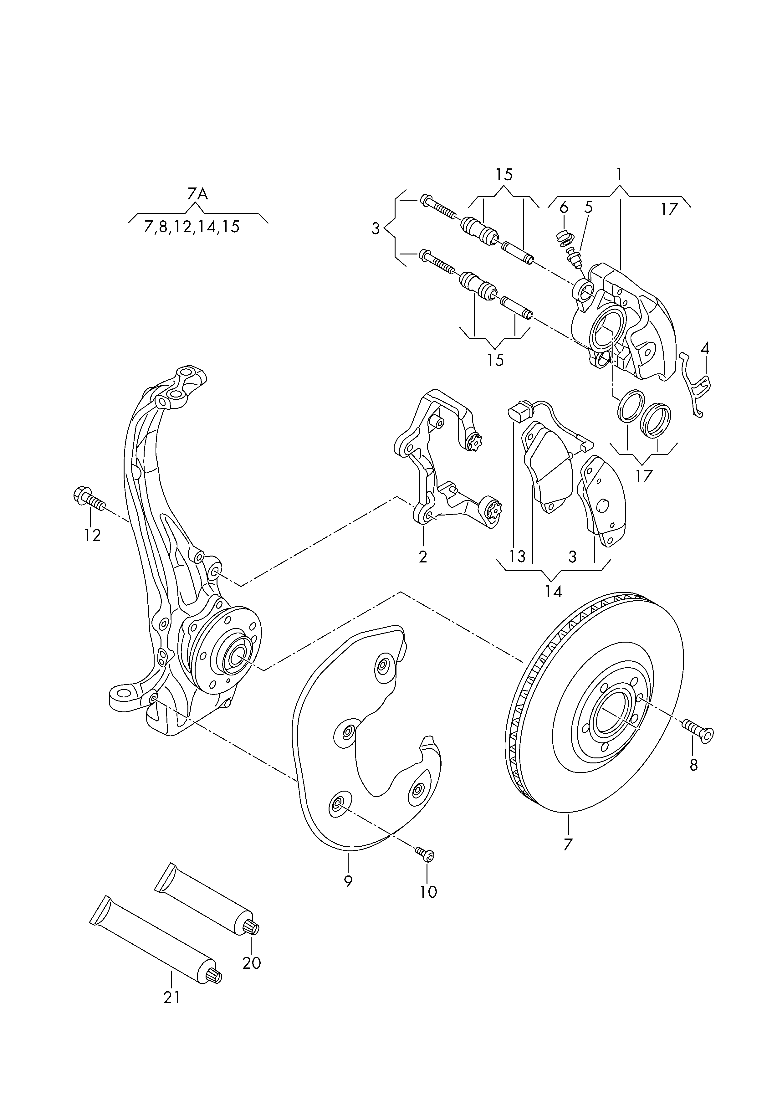 Skoda 8K0615301A - Тормозной диск unicars.by