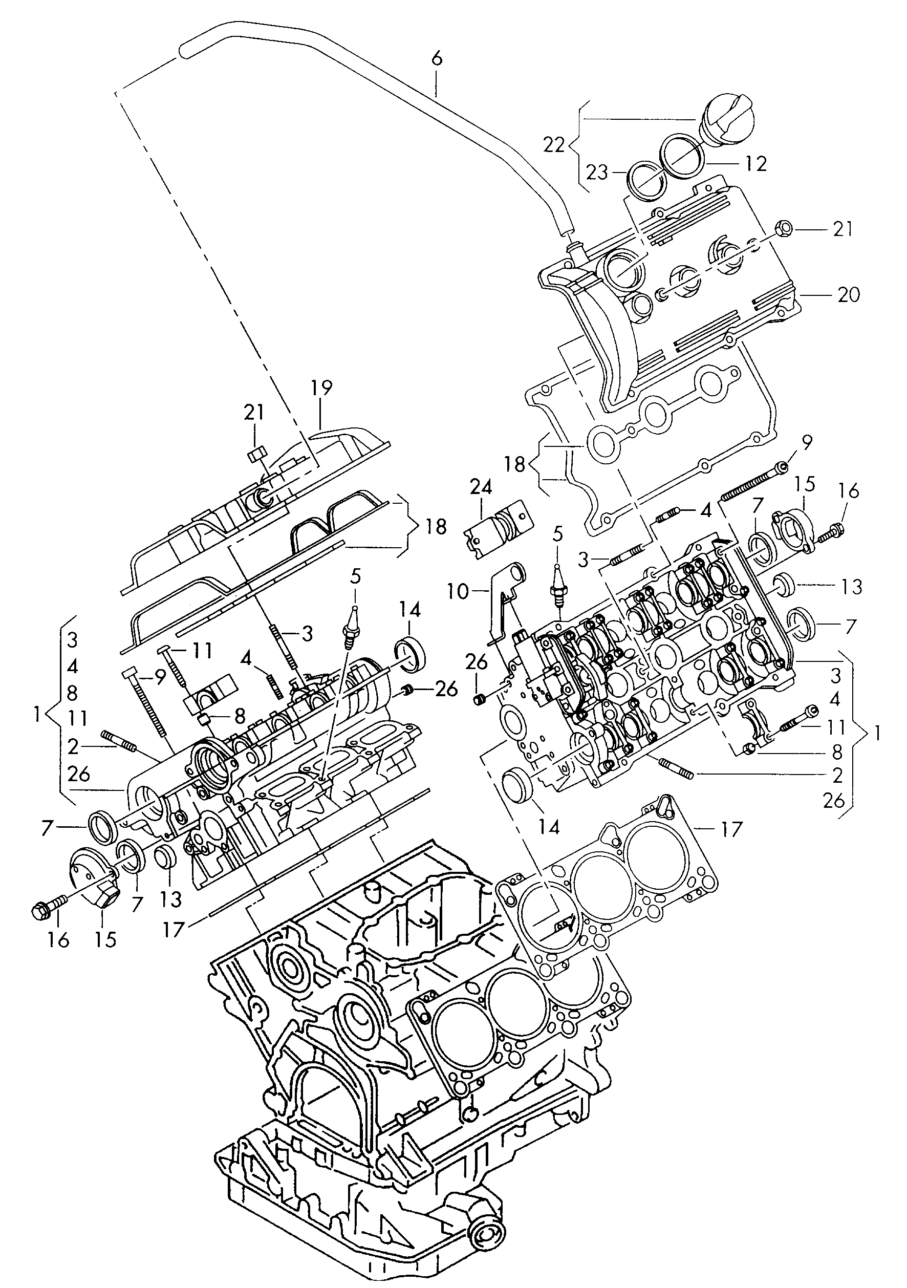 Seat 078103113B - Крышка, распределительный вал unicars.by