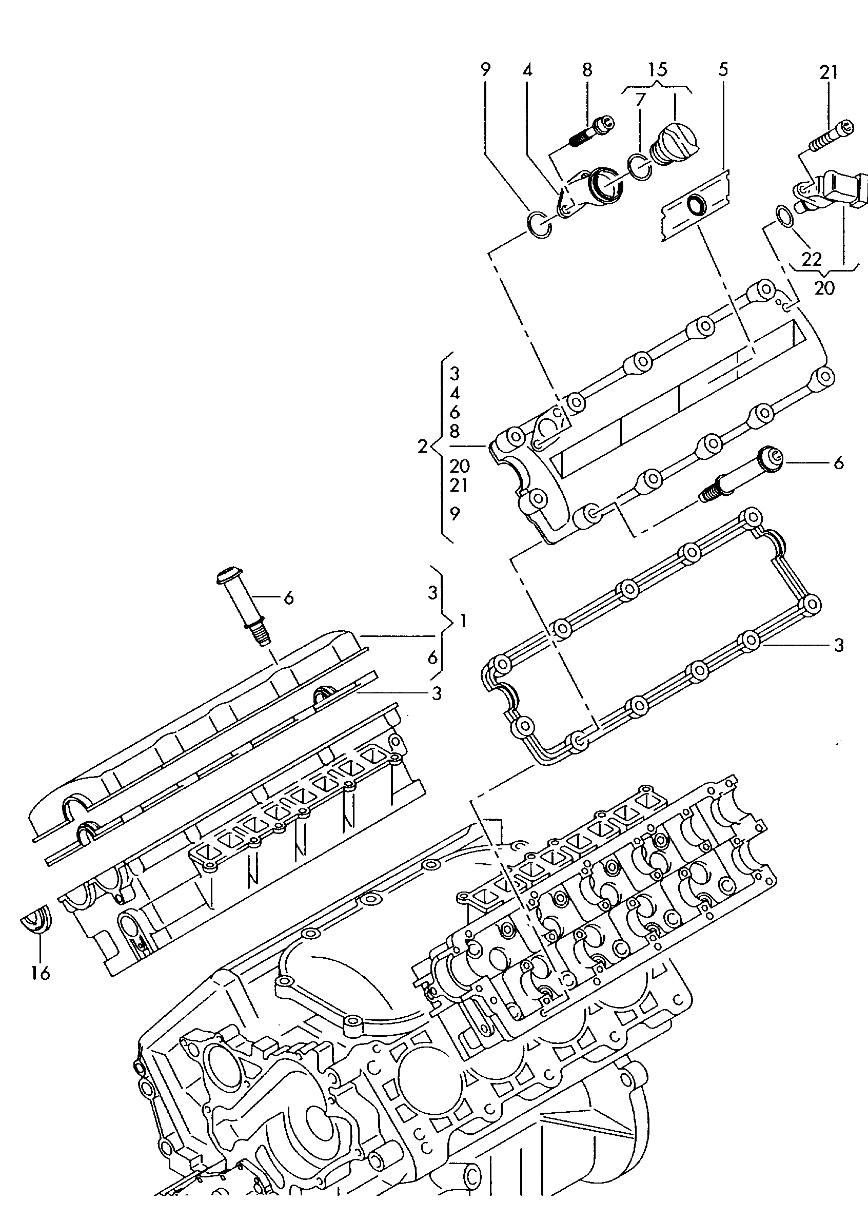 VAG 057130767 - Датчик импульсов, коленвал unicars.by