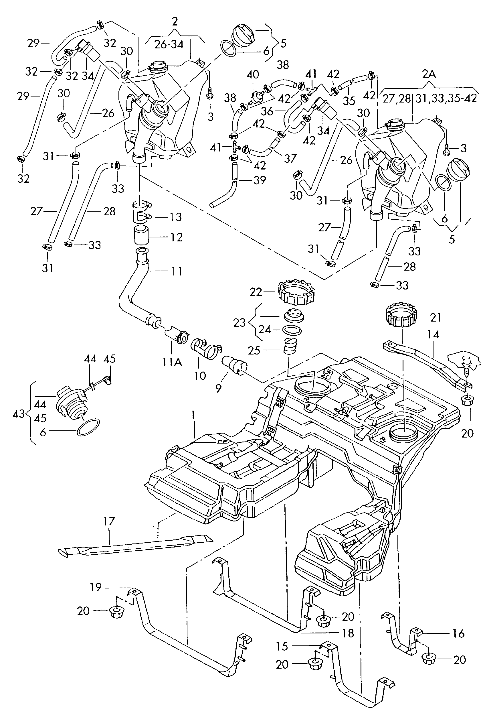 VAG 1J0 201 550 A - Крышка, топливный бак unicars.by