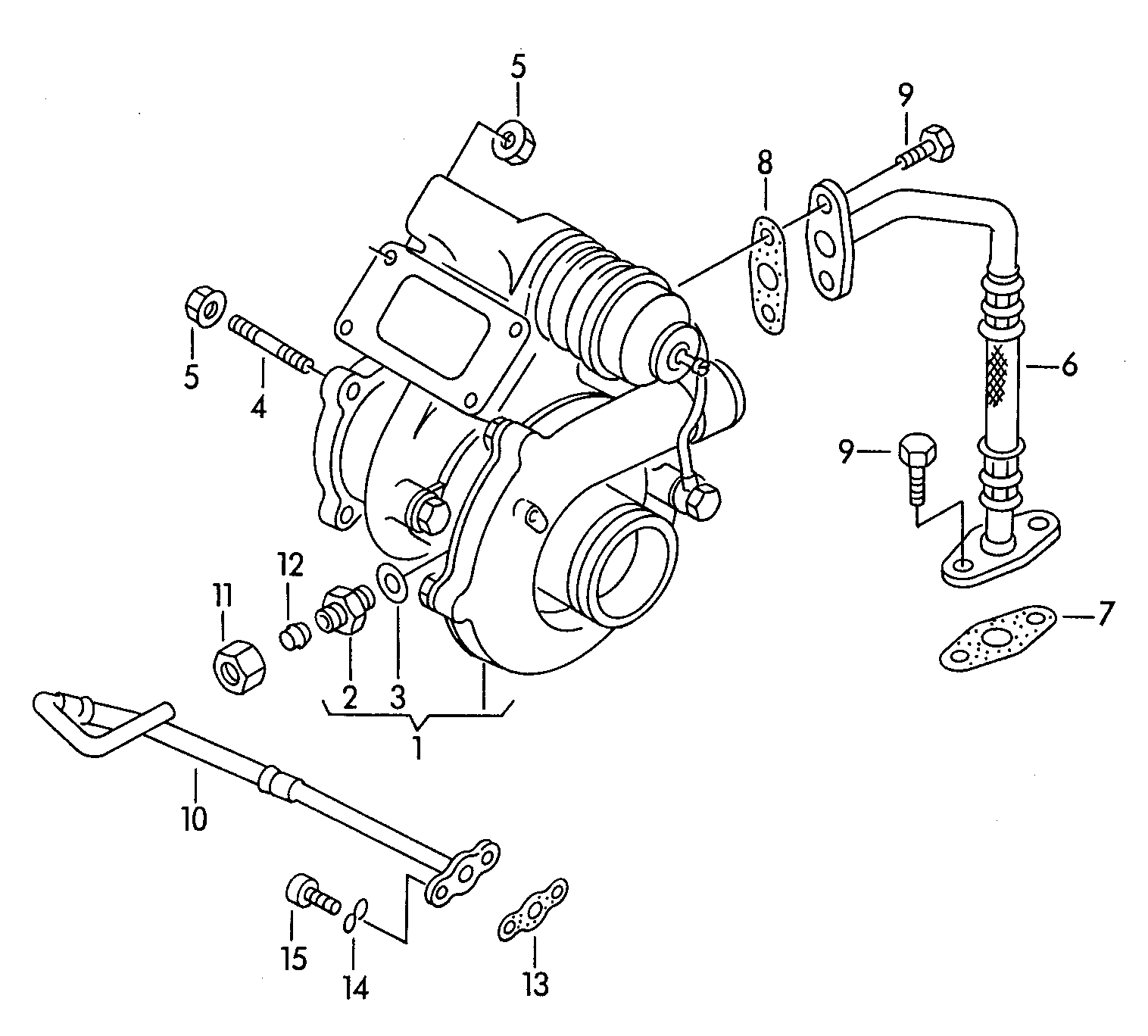 VAG 046145703F - Турбина, компрессор unicars.by