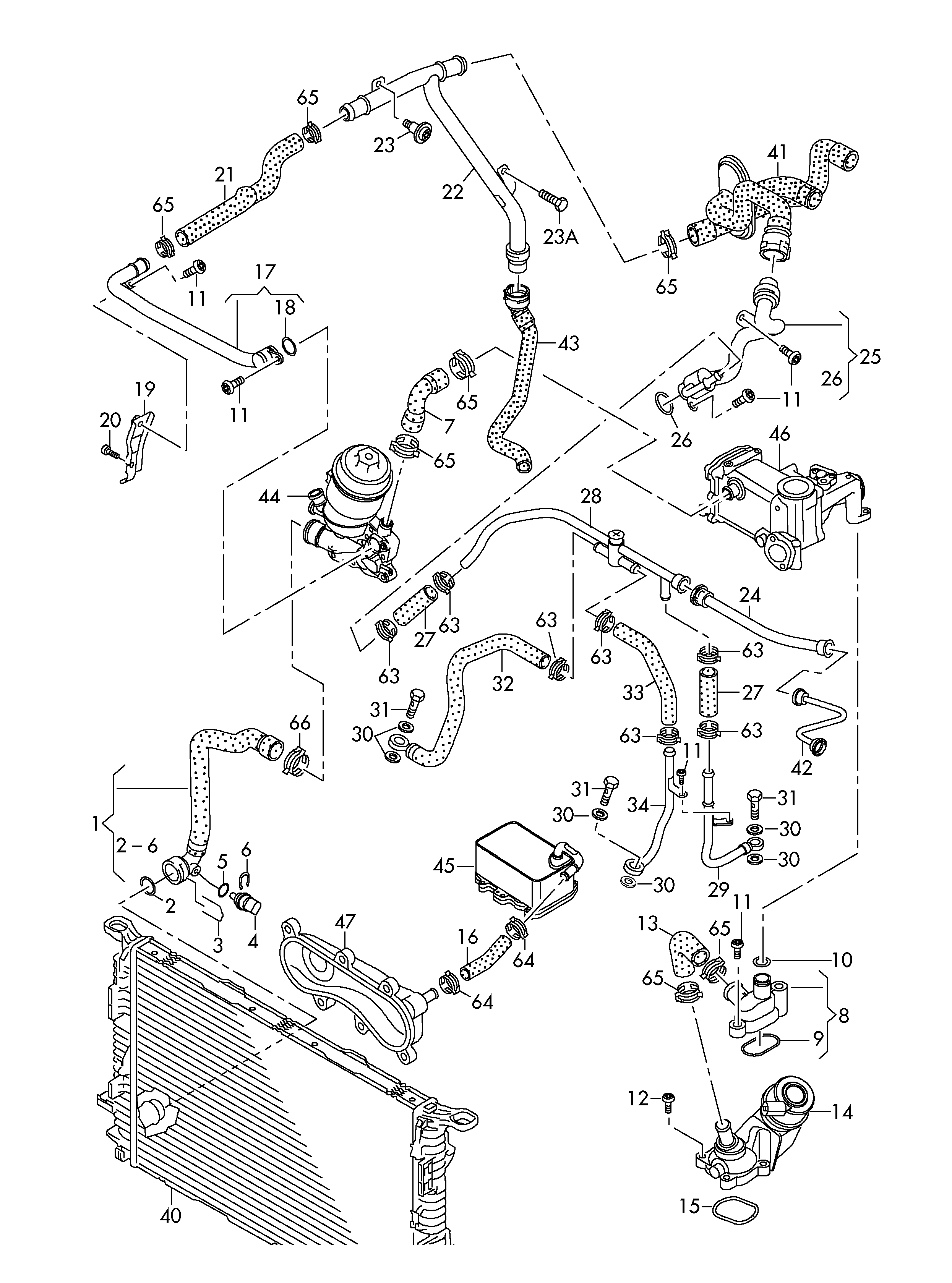 VW 059121737H - Регулирующий клапан охлаждающей жидкости unicars.by