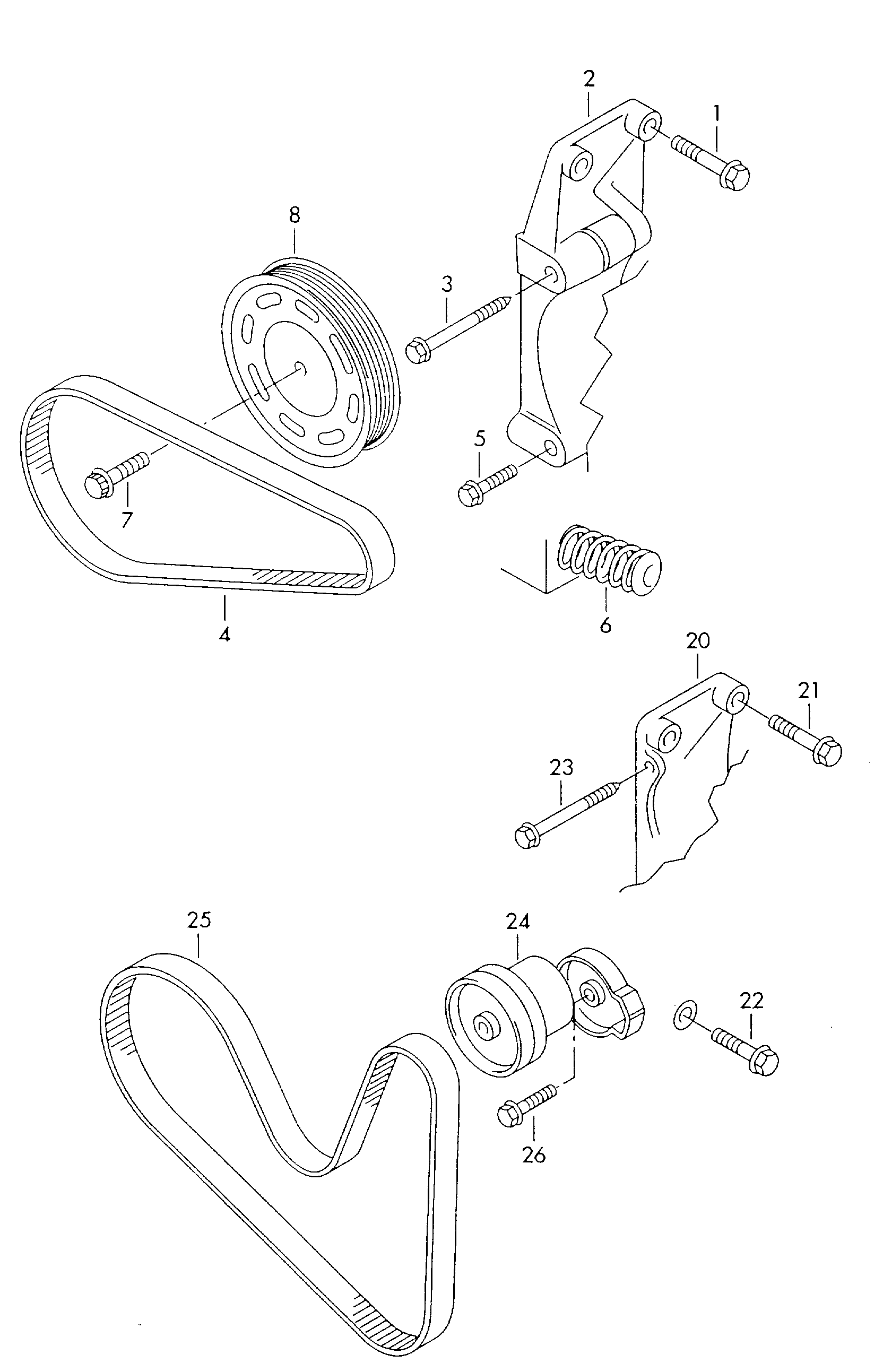 AUDI 036 145 933 F - Поликлиновой ремень unicars.by