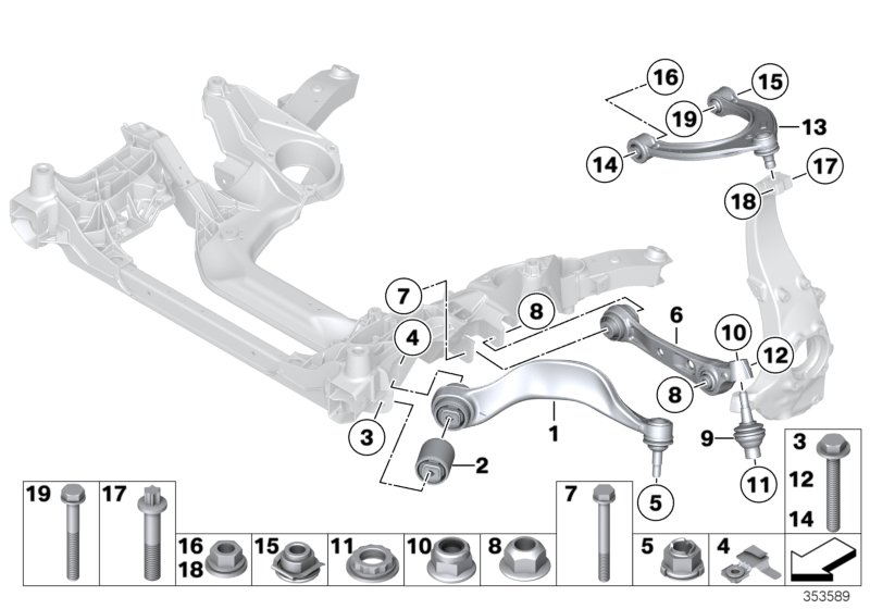 BMW 31 12 6 777 653 - Сайлентблок, рычаг подвески колеса unicars.by