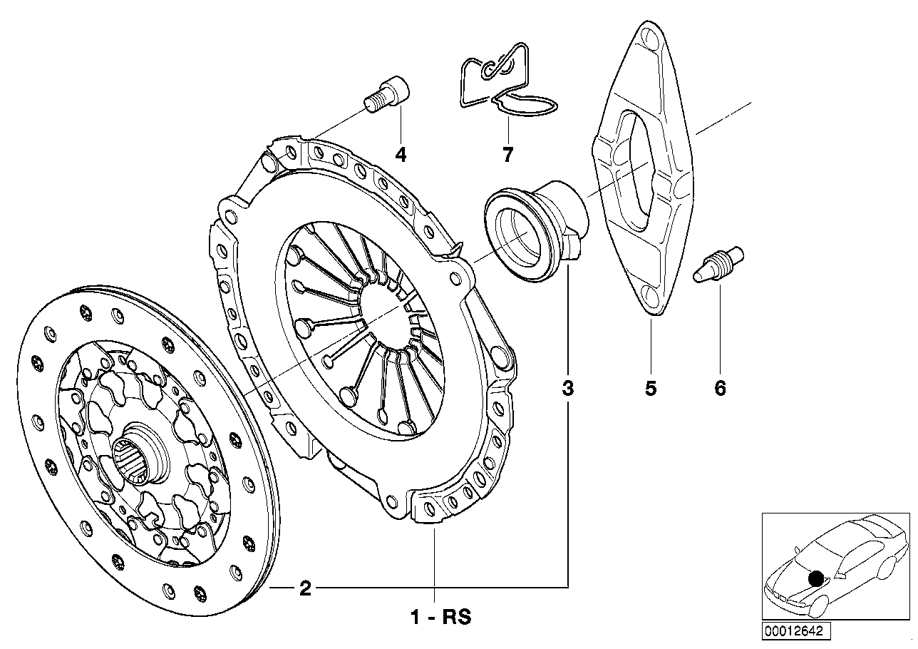 BMW 21 21 7 528 208 - Комплект сцепления unicars.by