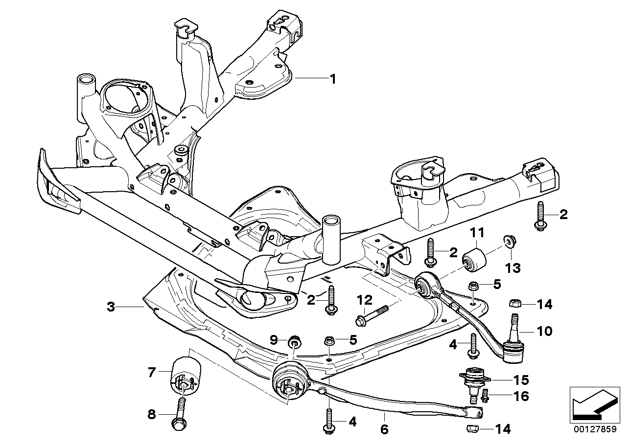 BMW 31 10 6 766 780 - Ремкомплект, подвеска колеса unicars.by