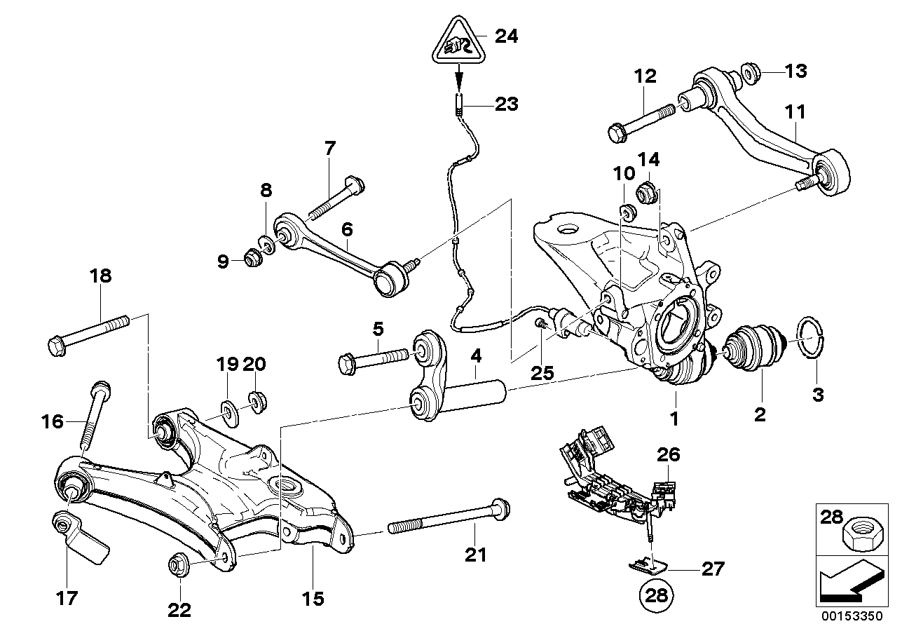 BMW 33 30 6 784 983 - Ремонтный комплект, рычаг подвески unicars.by