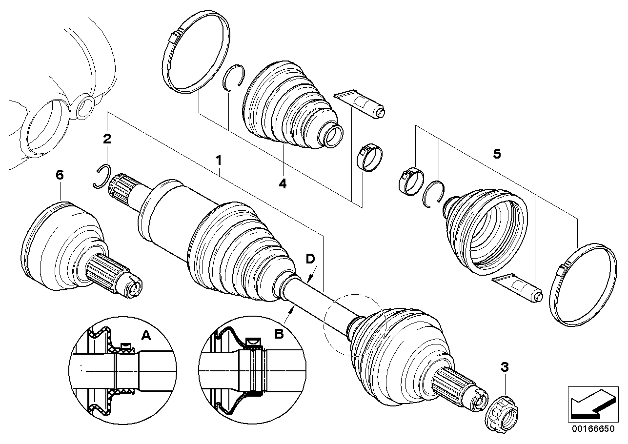 BMW 31 60 7 565 315 - Пыльник, приводной вал unicars.by