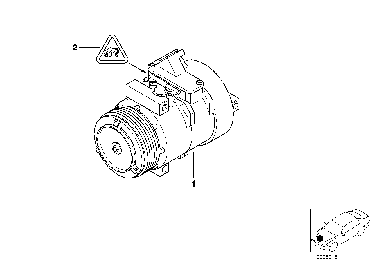 OM 64526921650 - Компрессор кондиционера unicars.by