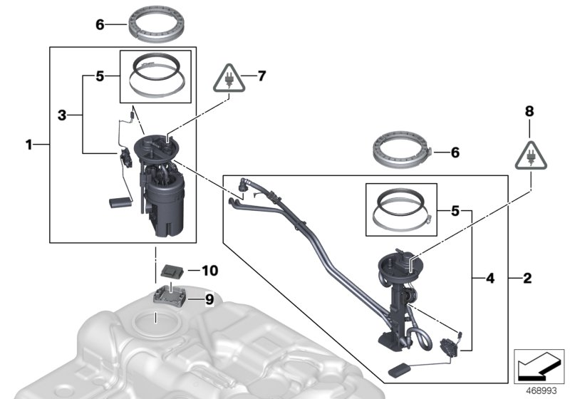 BMW 16 11 7 207 599 - Топливный насос unicars.by