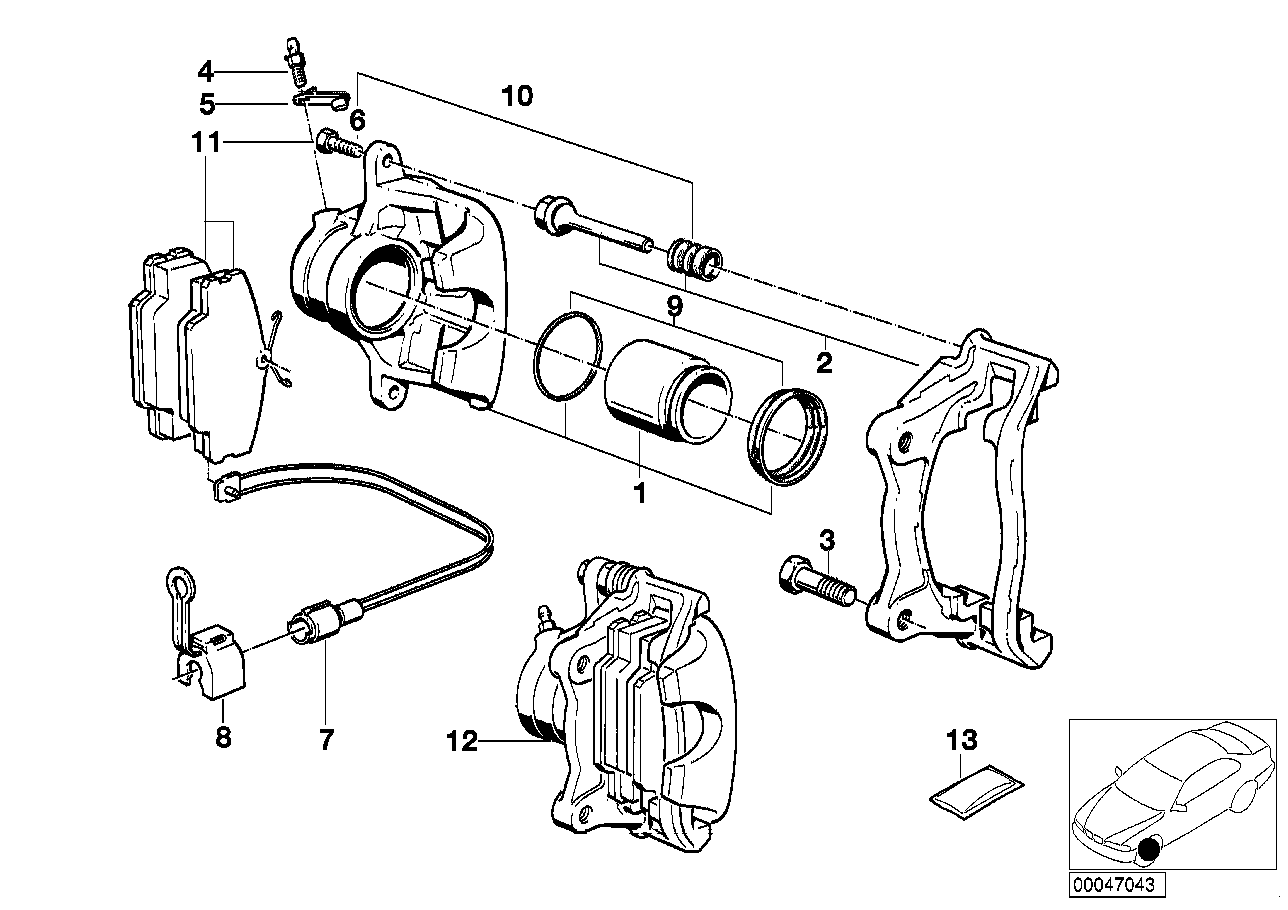 SAAB 34111157748 - Тормозные колодки, дисковые, комплект unicars.by