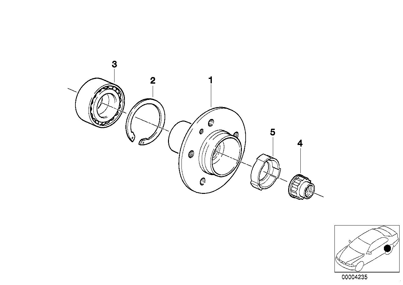 BMW 33411128346 - Комплект подшипника ступицы колеса unicars.by