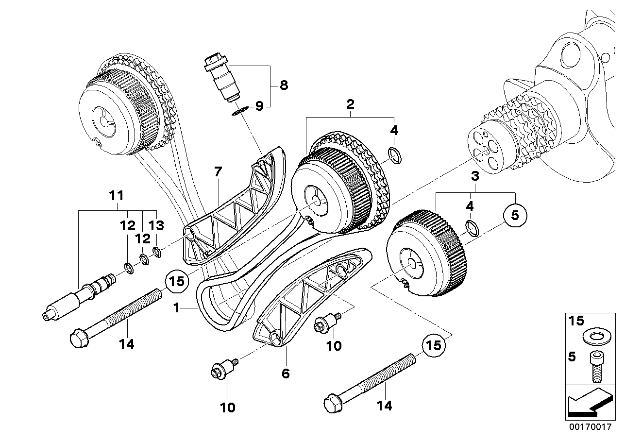 BMW 11 31 7 840 983 - Прокладка, болт крышка головки цилиндра unicars.by