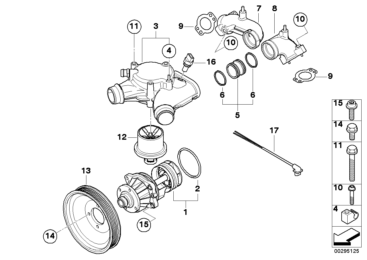 BMW 11531406249 - Прокладка, термостат unicars.by