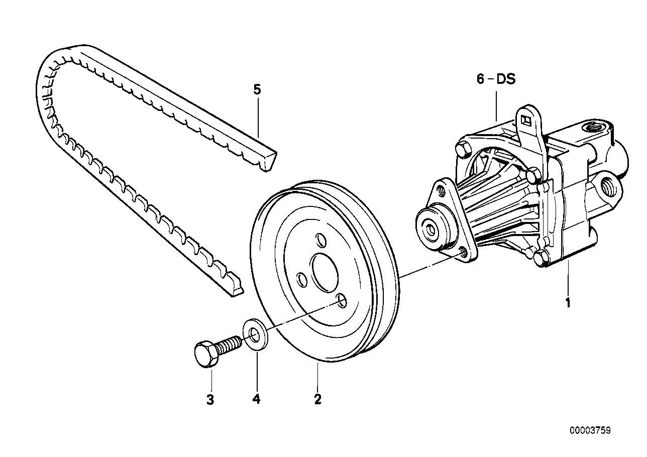 BMW 32 41 1 141 243 - Гидравлический насос, рулевое управление, ГУР unicars.by