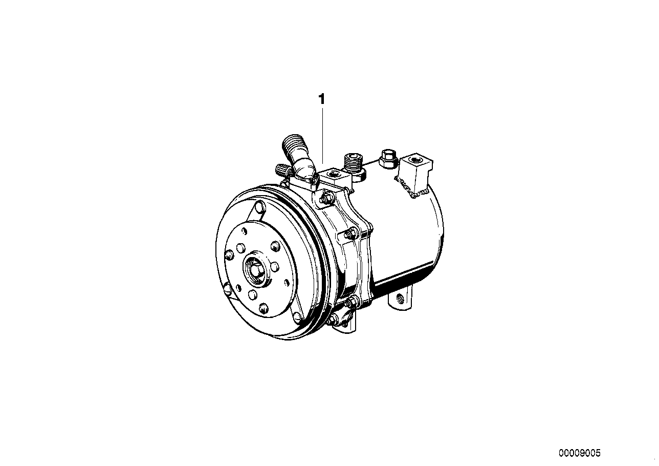 OM 64528385713 - Компрессор кондиционера unicars.by