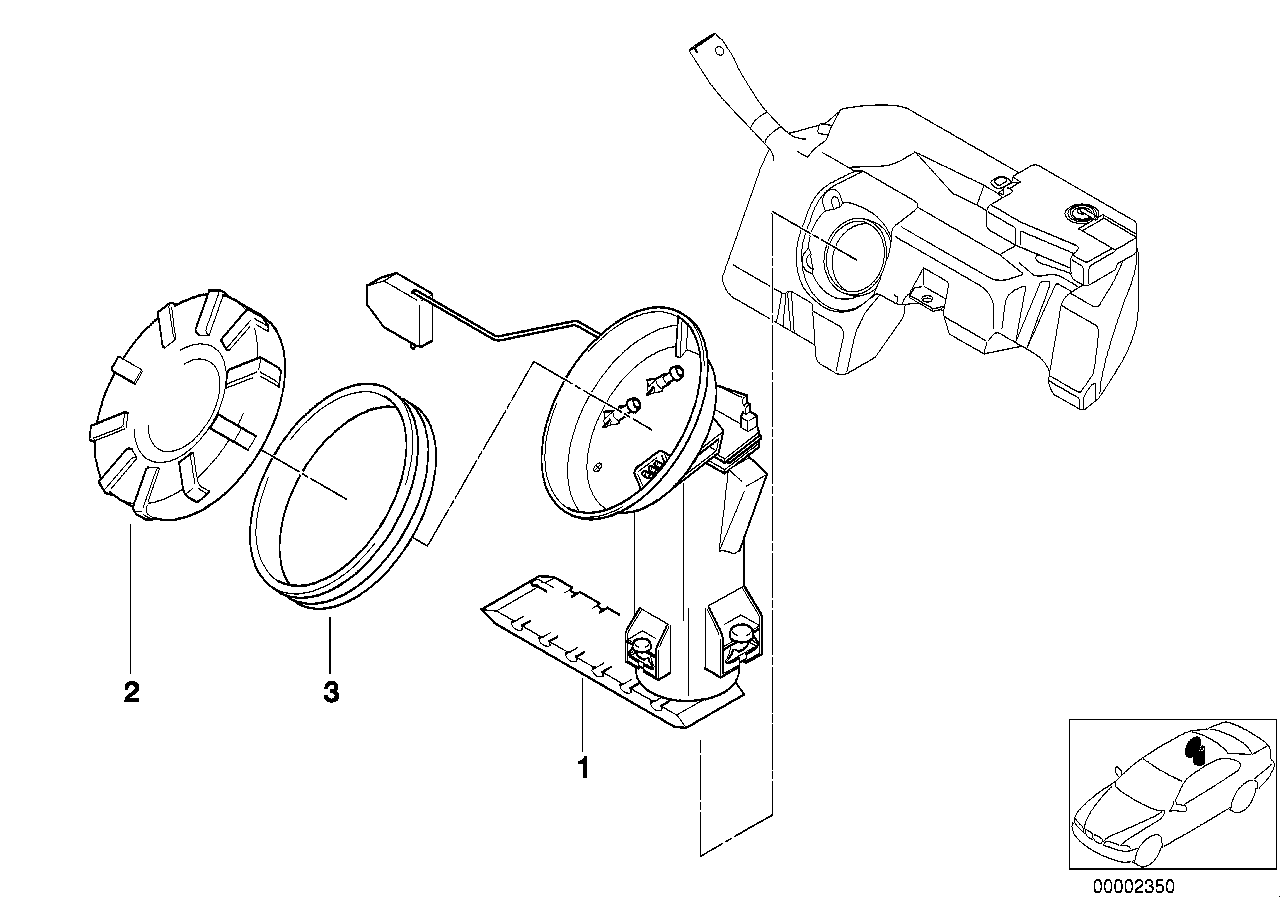 BMW 16 14 6 756 323 - Топливный насос unicars.by