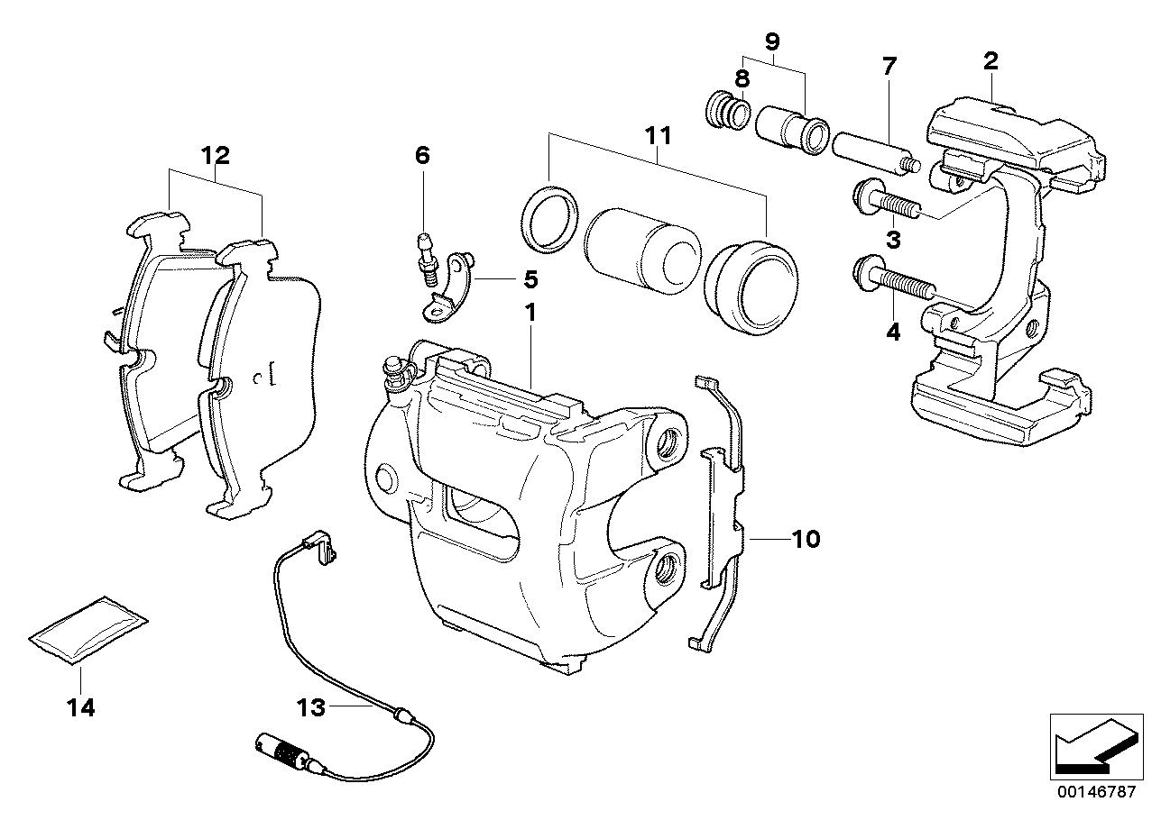 BMW 34116768067 - Тормозной суппорт unicars.by