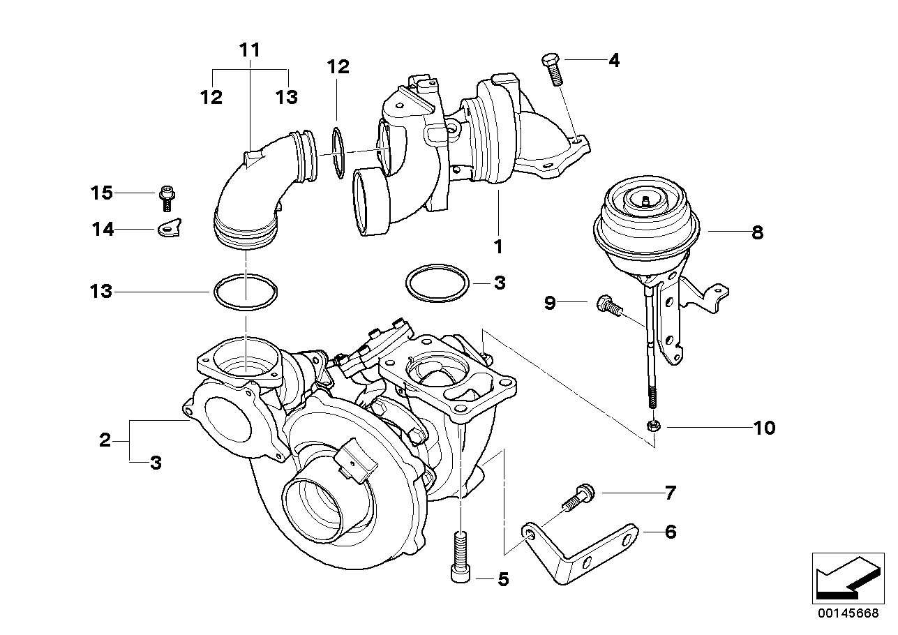 BMW 11657794571 - Турбина, компрессор unicars.by