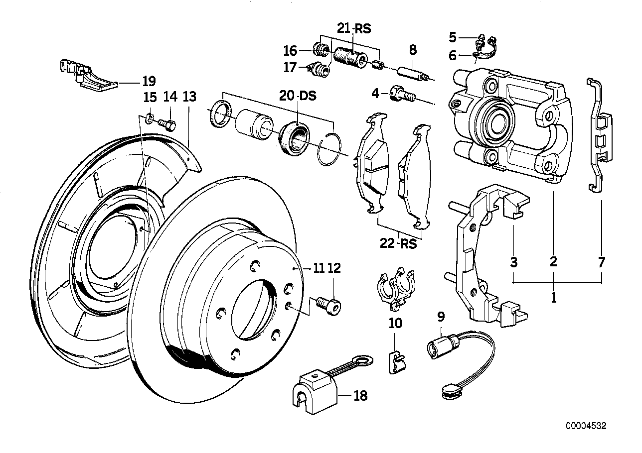 BMW 34 21 1 160 353 - Тормозной суппорт unicars.by