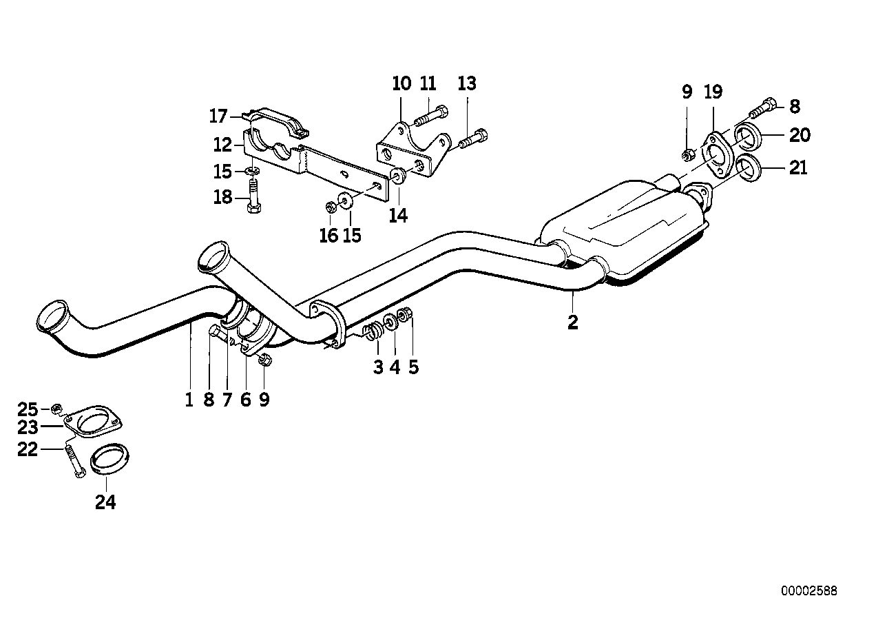 BMW 18 30 7 620 549 - Гайка, выпускной коллектор unicars.by